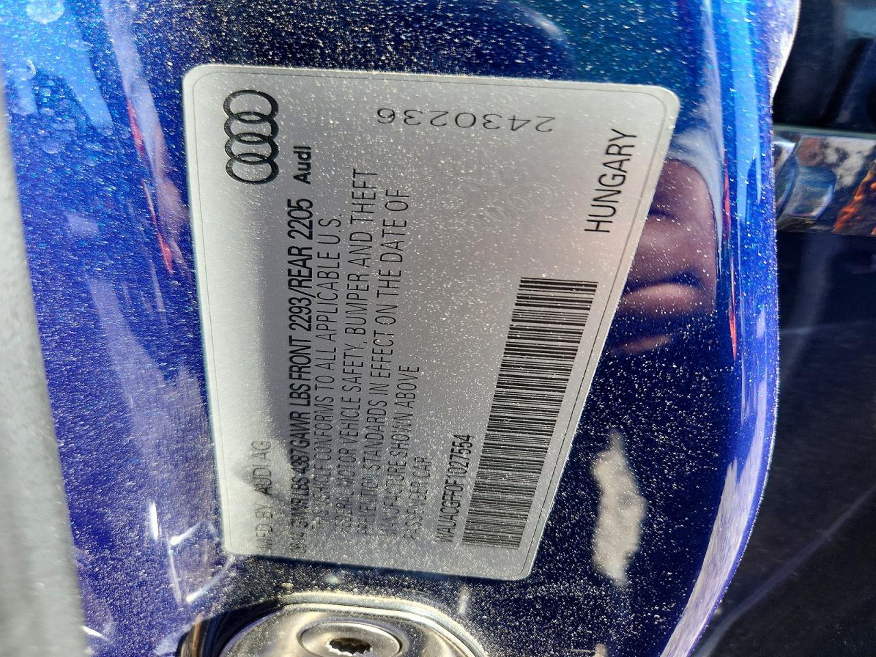 2015 Audi A3 Premium Blue vin: WAUACGFF0F1027554