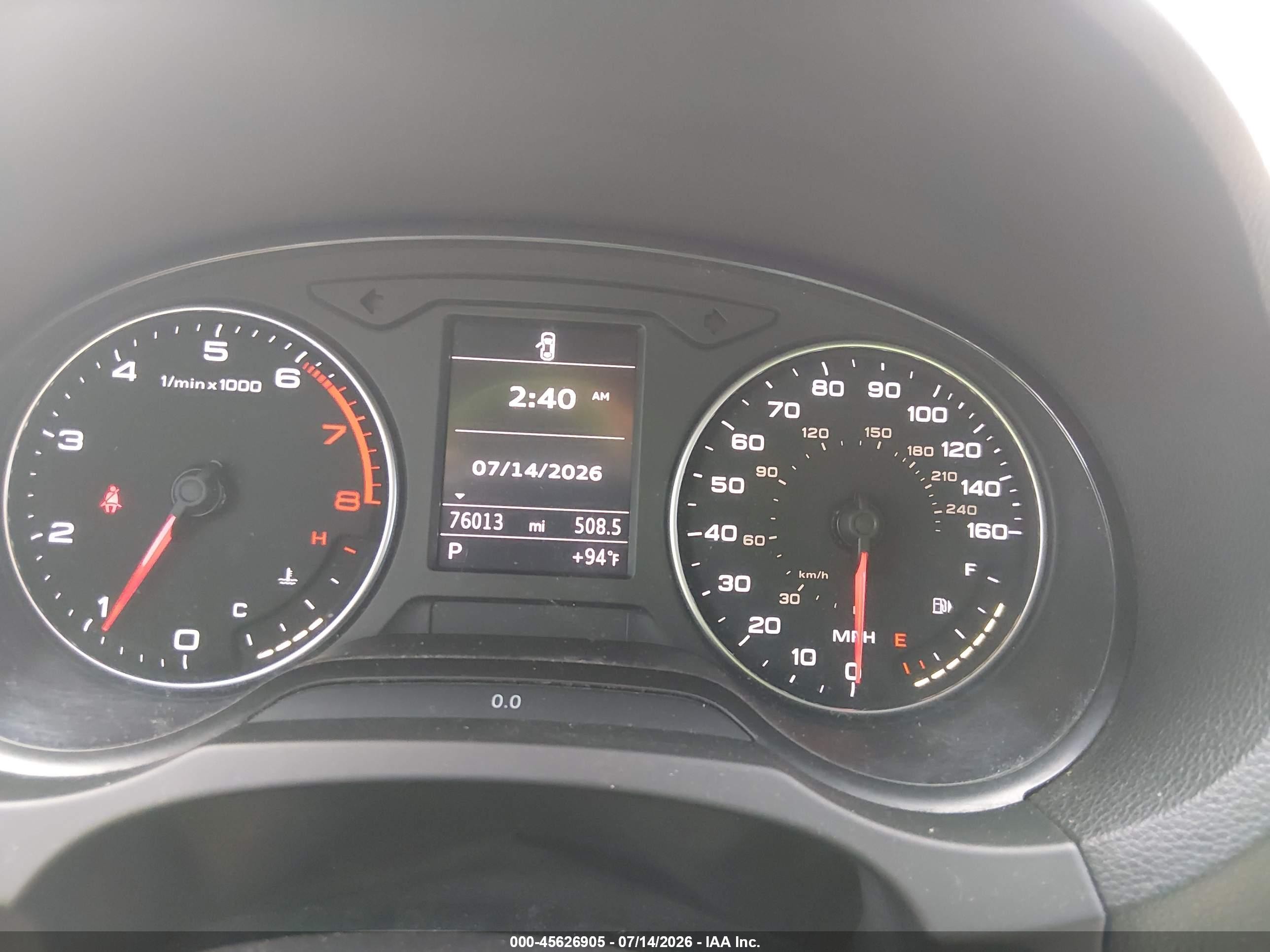 2015 Audi A3 1.8t Premium Black vin: WAUACGFF0F1043057