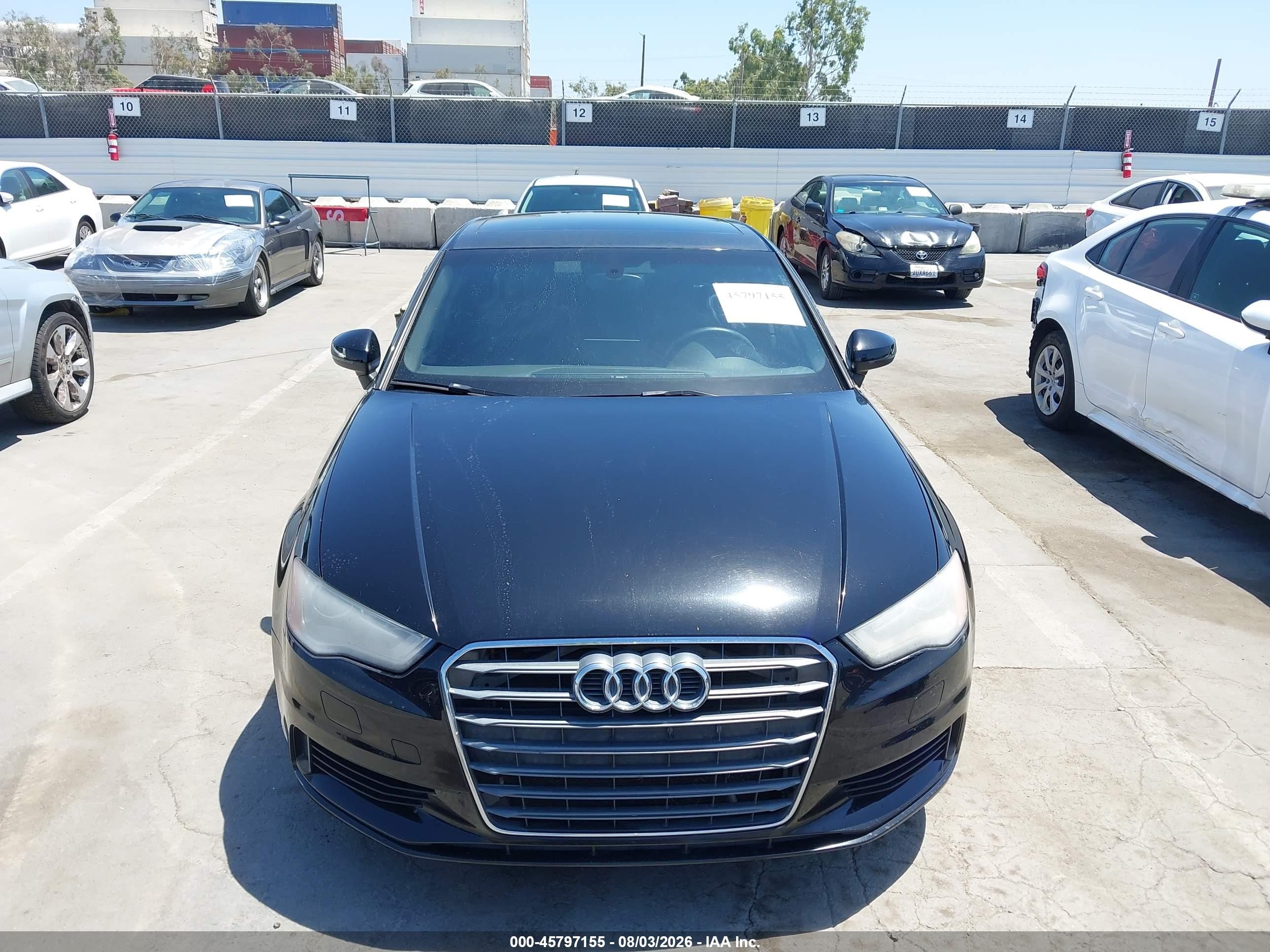 2015 Audi A3 1.8t Premium Black vin: WAUACGFF1F1016627