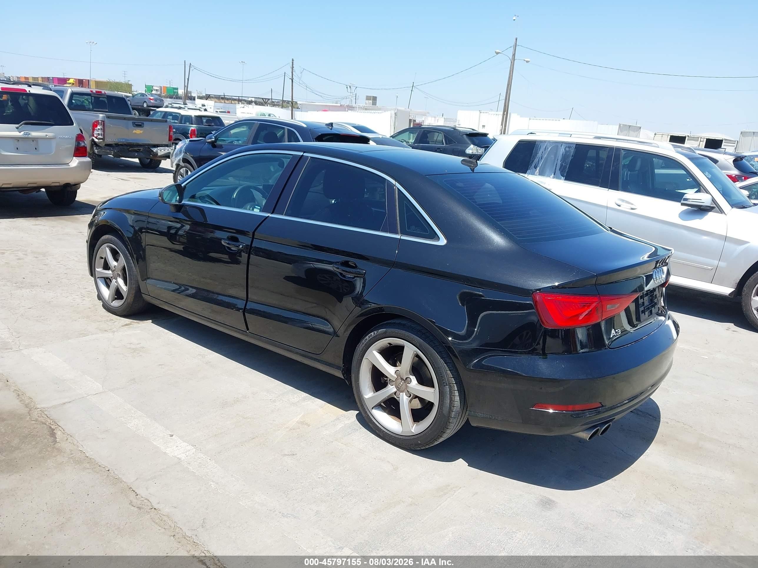 2015 Audi A3 1.8t Premium Black vin: WAUACGFF1F1016627