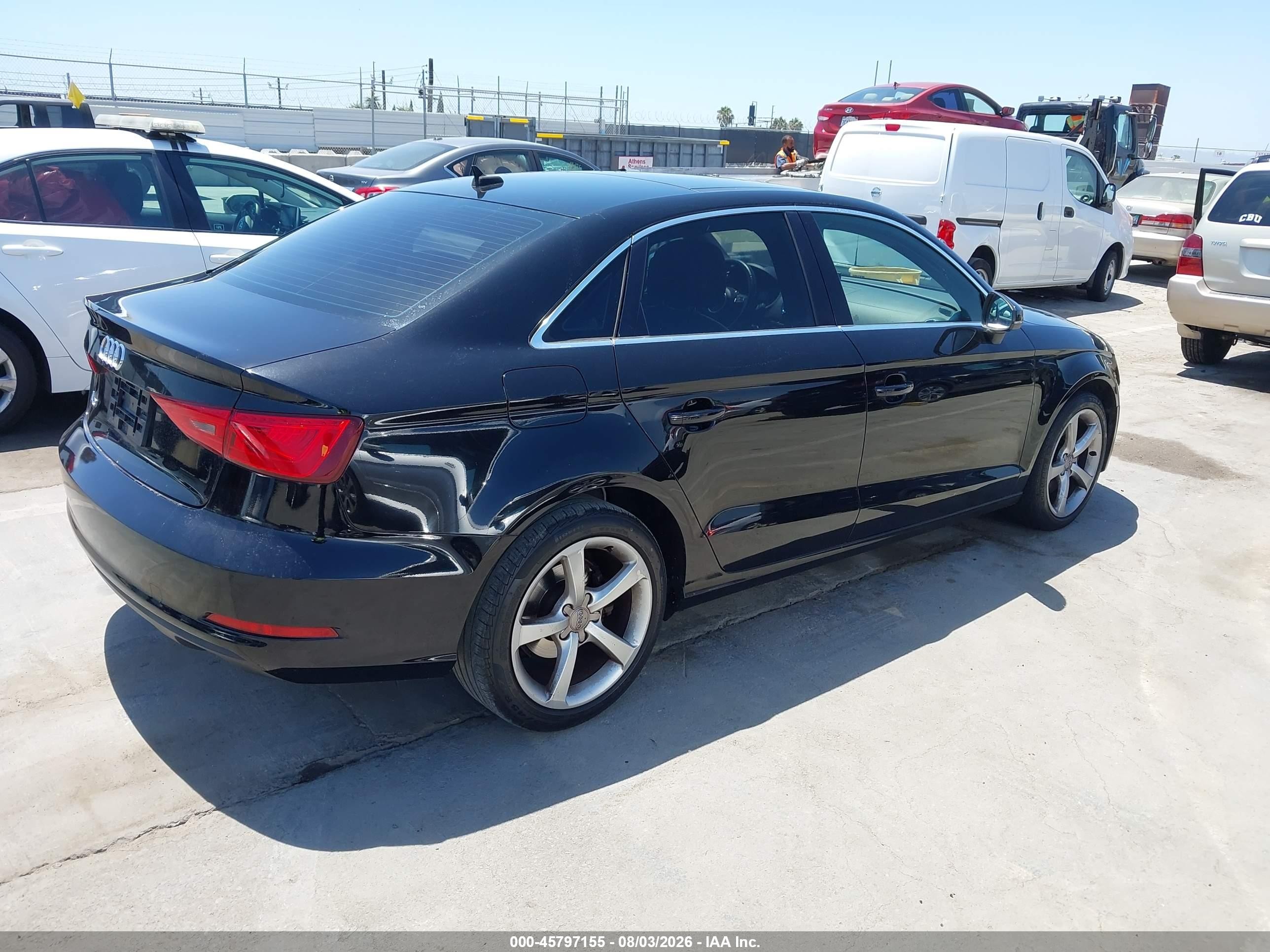 2015 Audi A3 1.8t Premium Black vin: WAUACGFF1F1016627