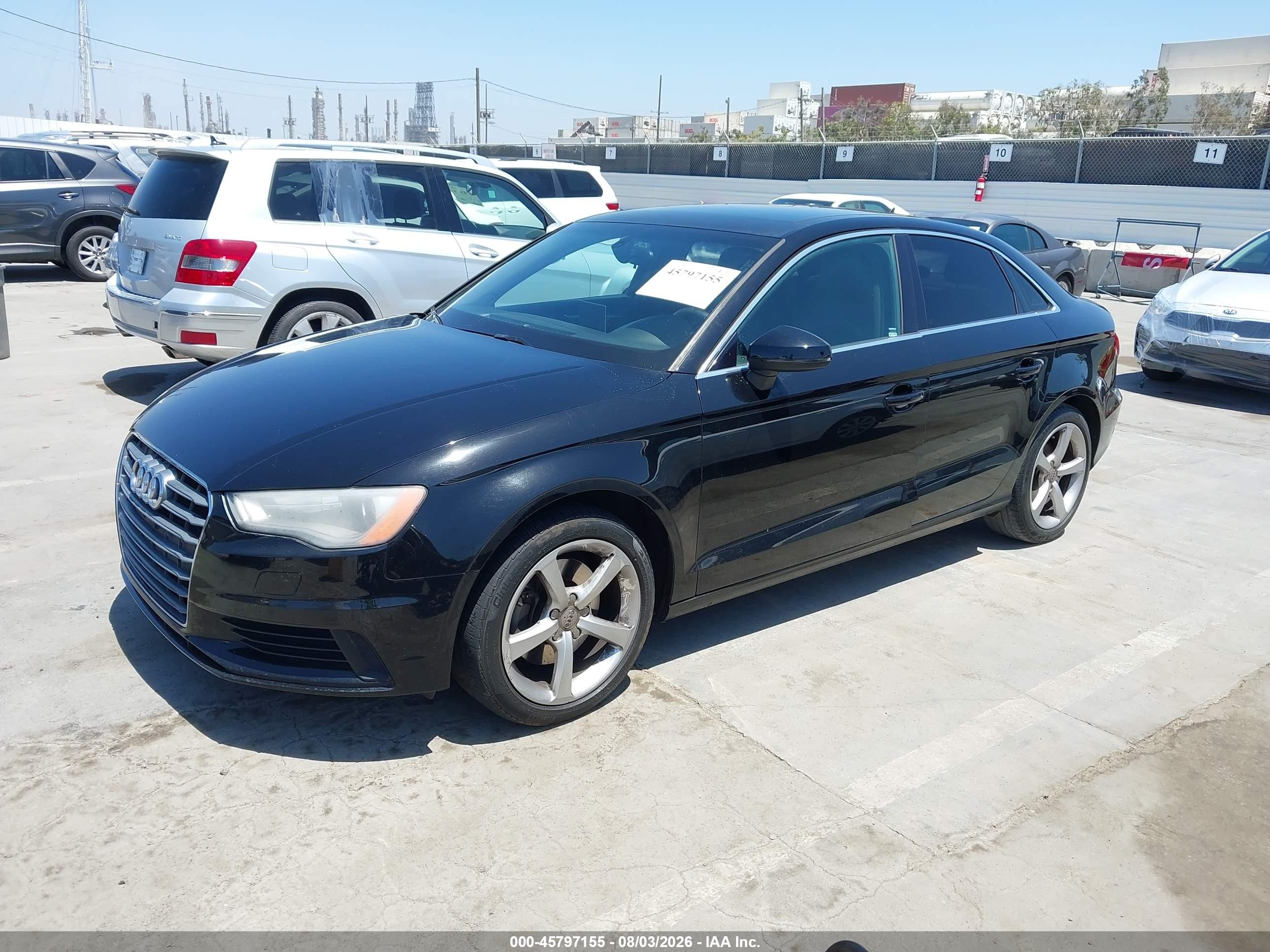 2015 Audi A3 1.8t Premium Black vin: WAUACGFF1F1016627