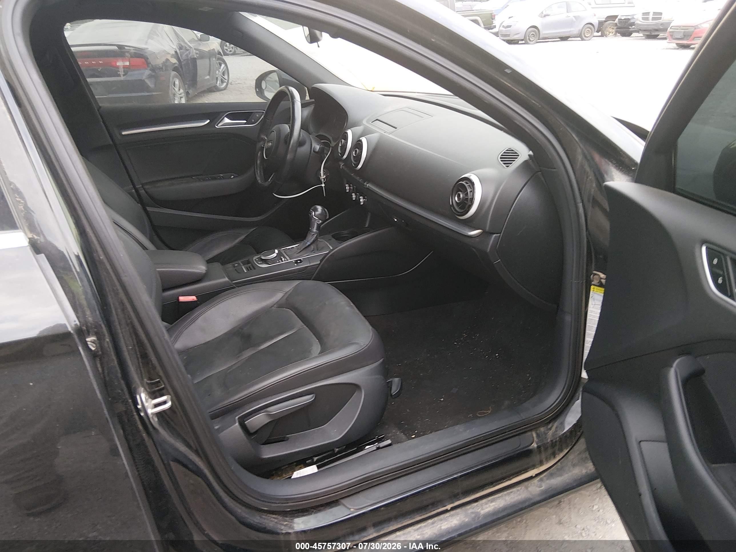 2015 Audi A3 1.8t Premium Black vin: WAUACGFF1F1105114