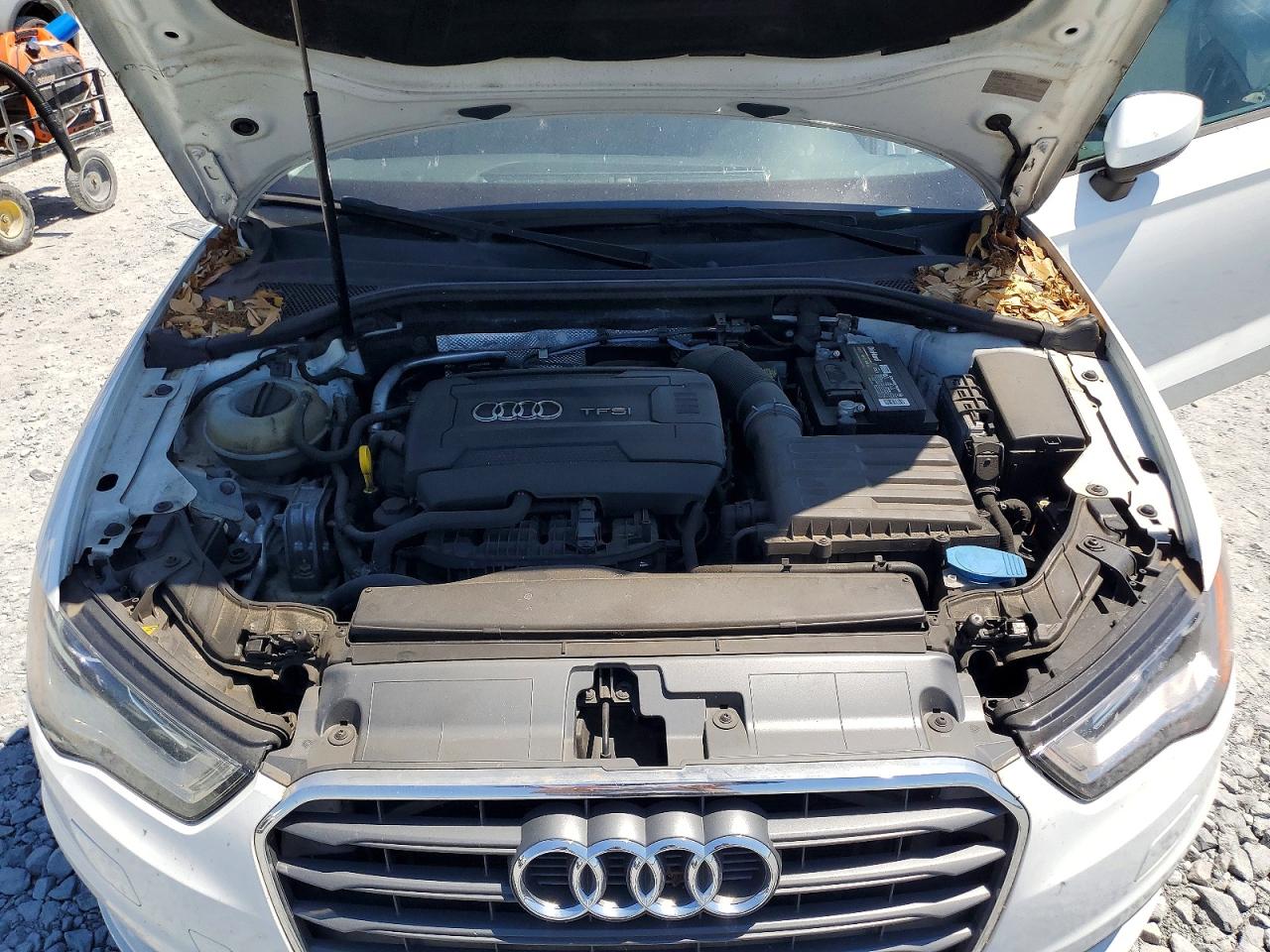 2015 Audi A3 Premium White vin: WAUACGFF1F1139652