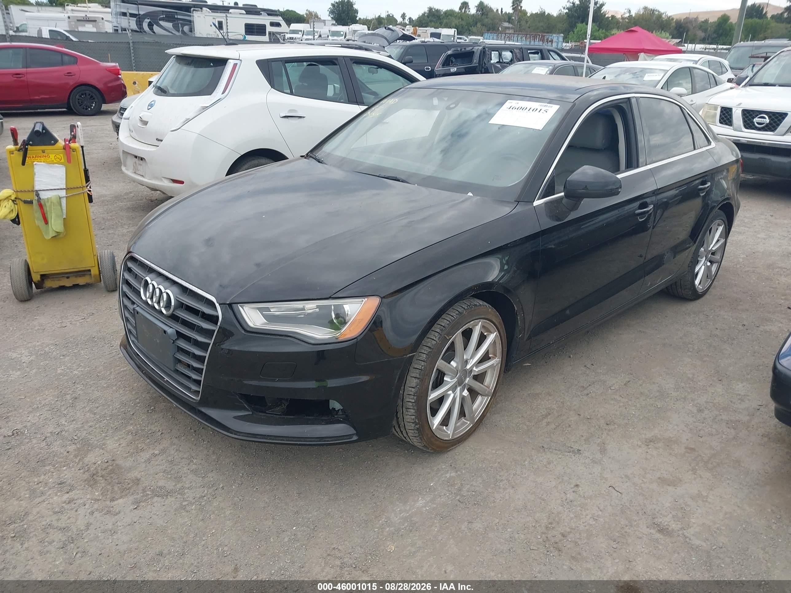 2015 Audi A3 1.8t Premium Черный vin: WAUACGFF2F1004101