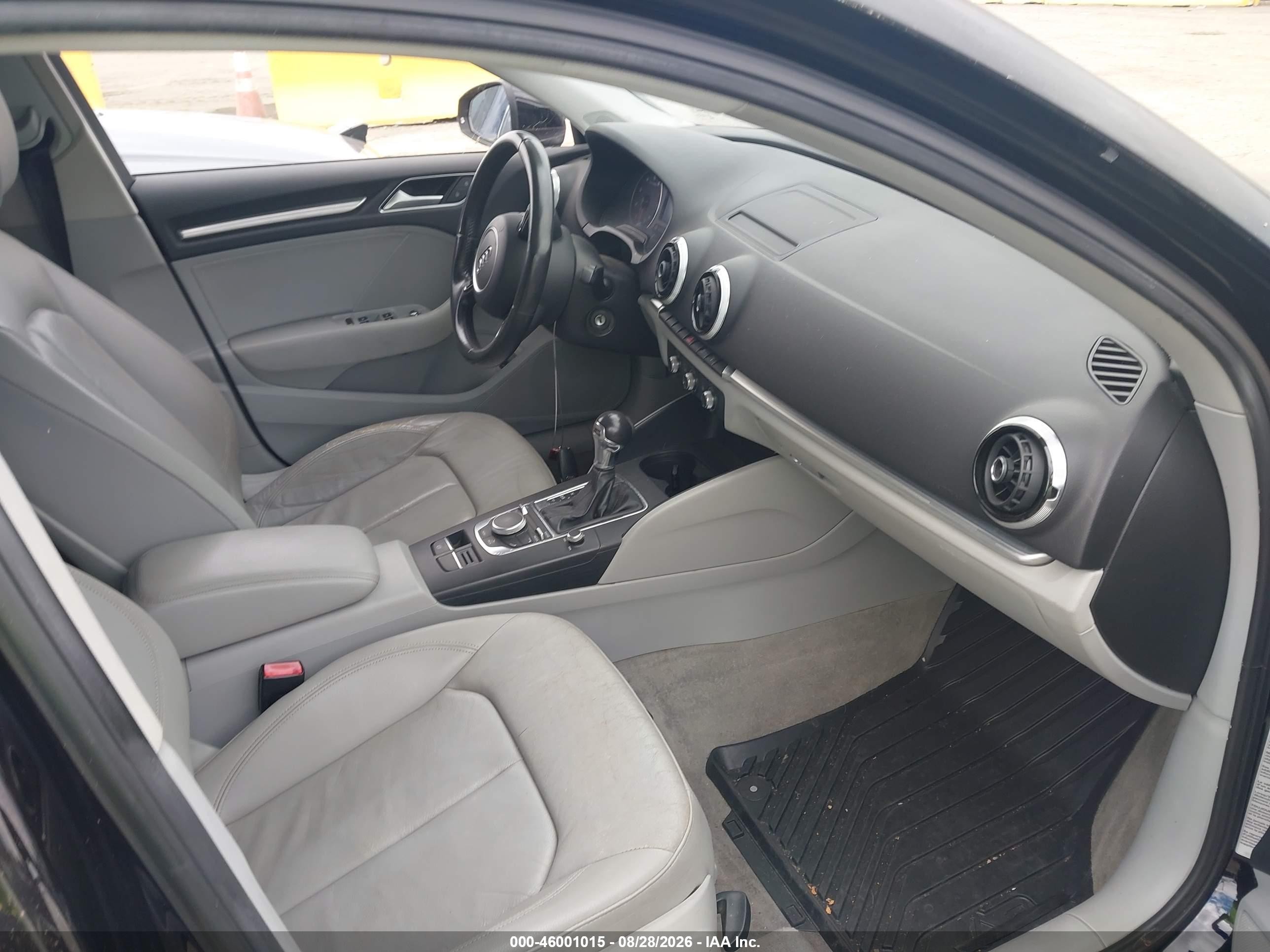 2015 Audi A3 1.8t Premium Черный vin: WAUACGFF2F1004101