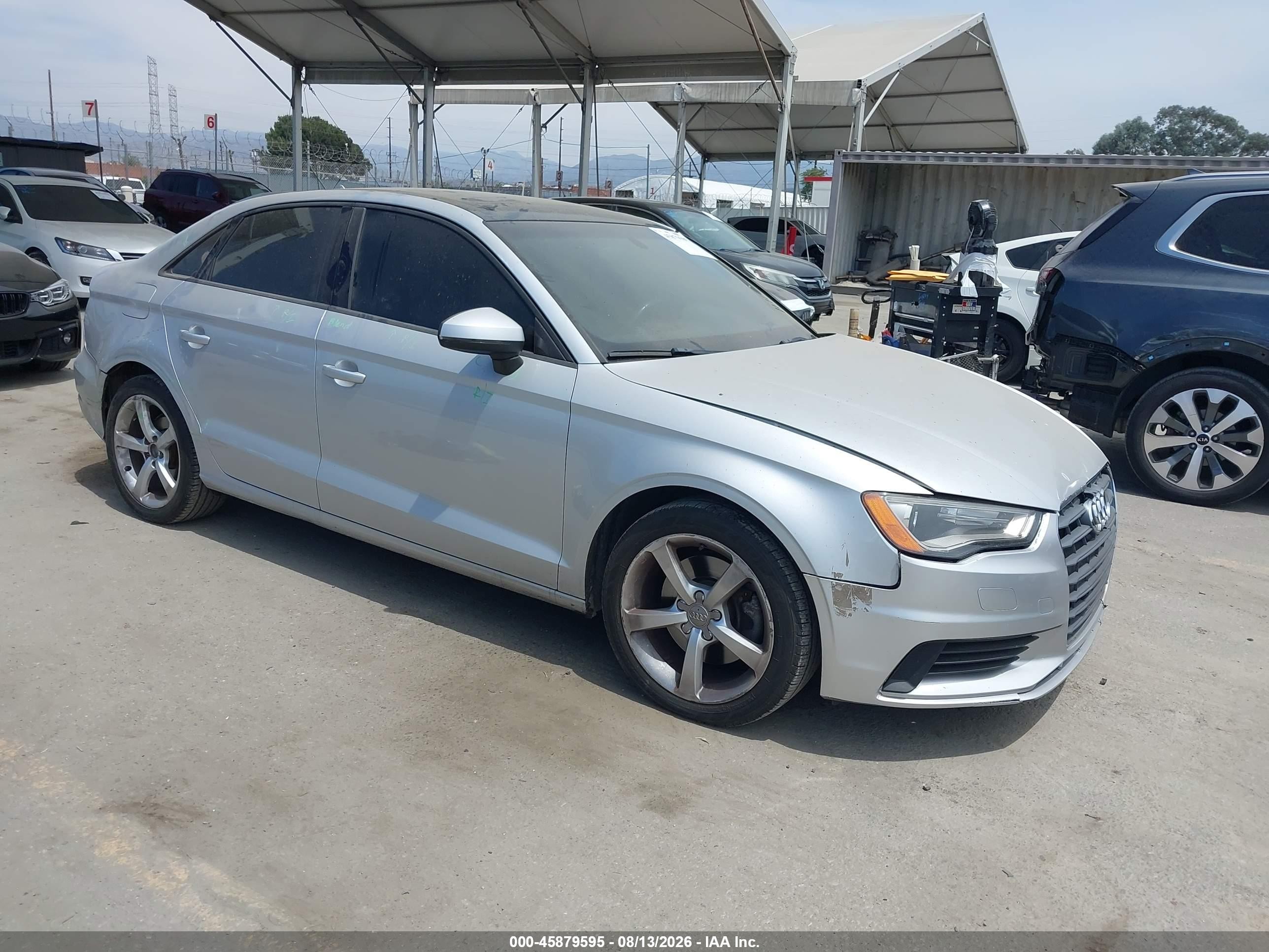 2015 Audi A3 1.8t Premium Silver vin: WAUACGFF2F1010464