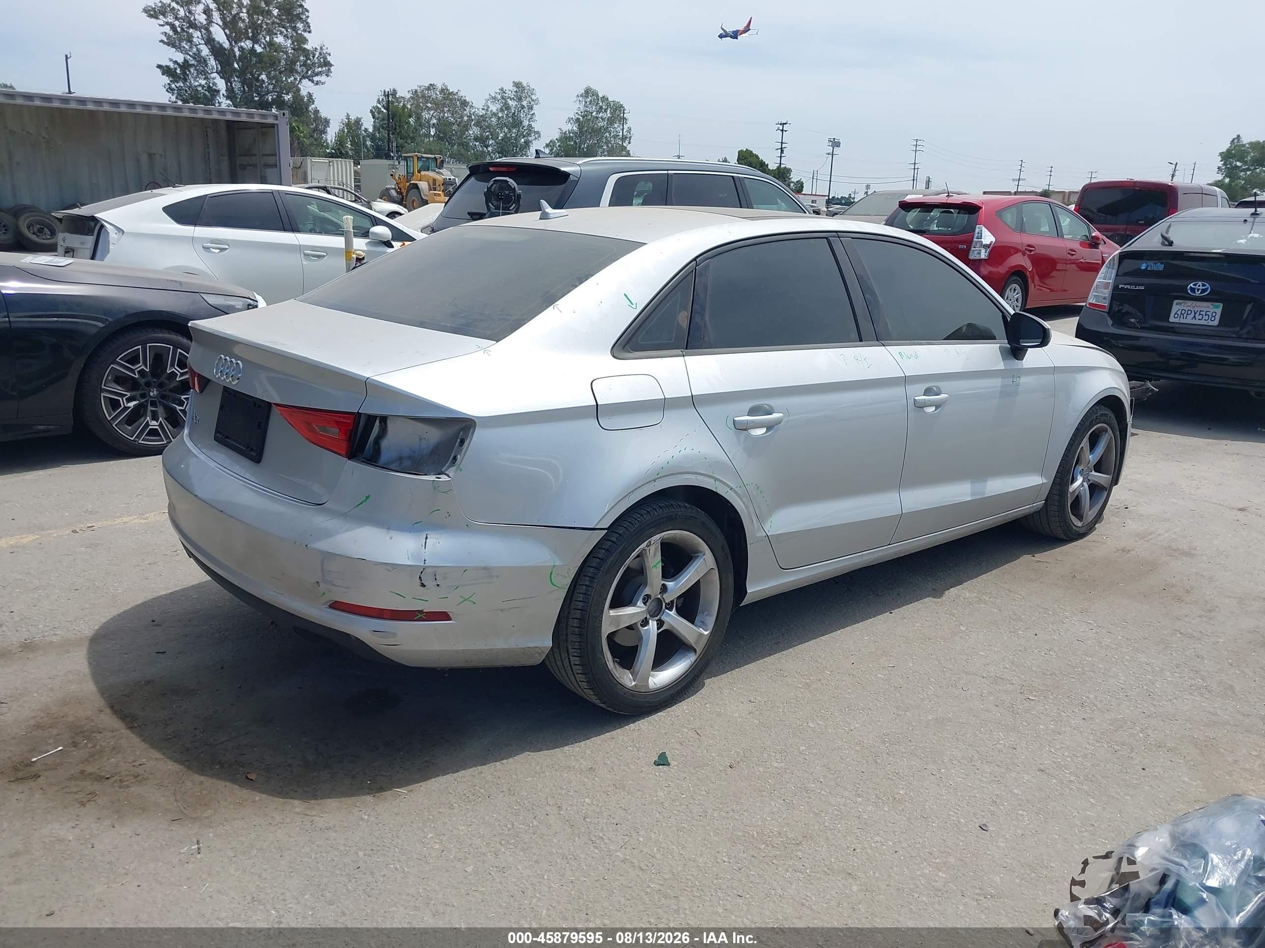 2015 Audi A3 1.8t Premium Silver vin: WAUACGFF2F1010464