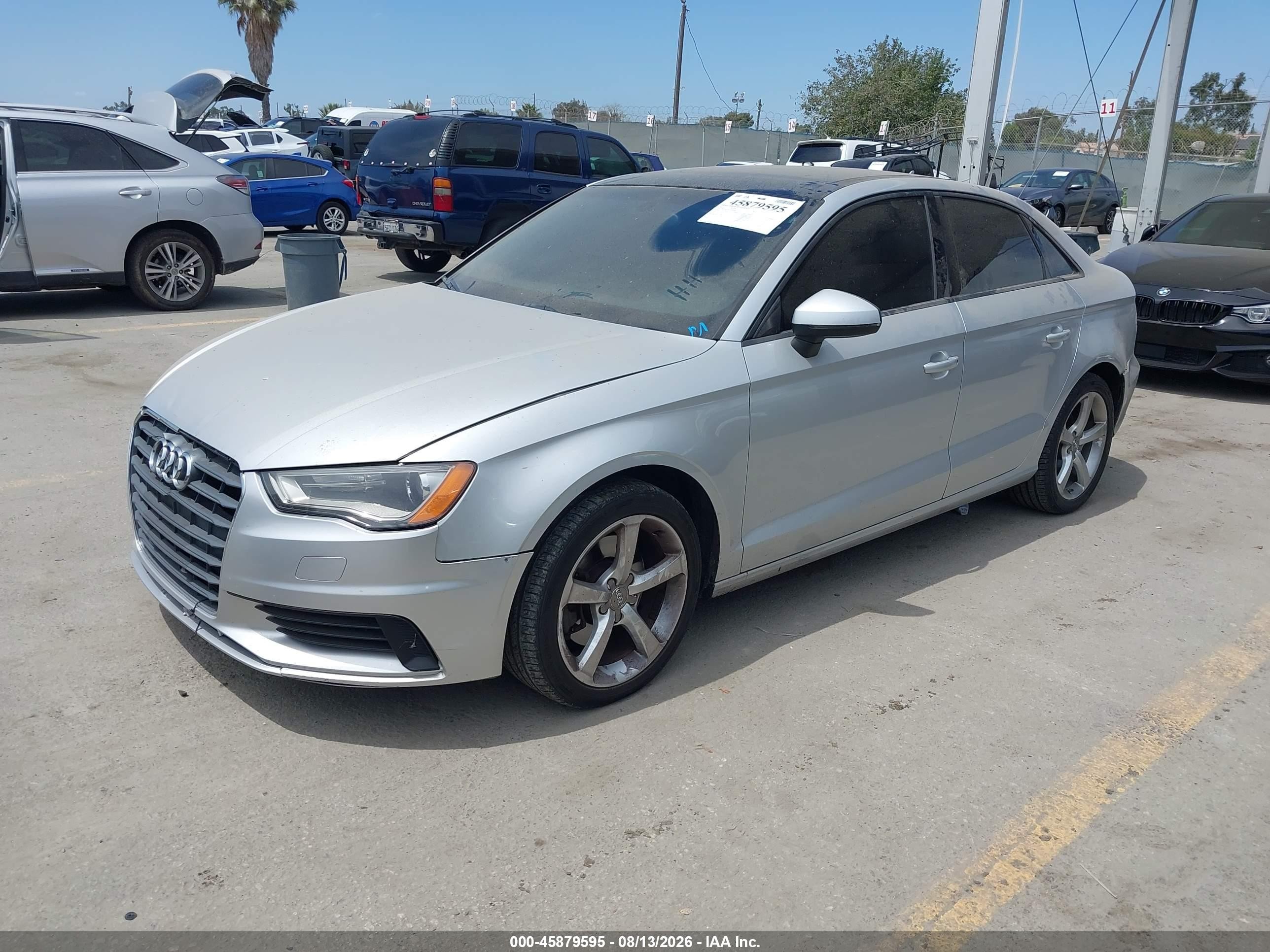 2015 Audi A3 1.8t Premium Silver vin: WAUACGFF2F1010464