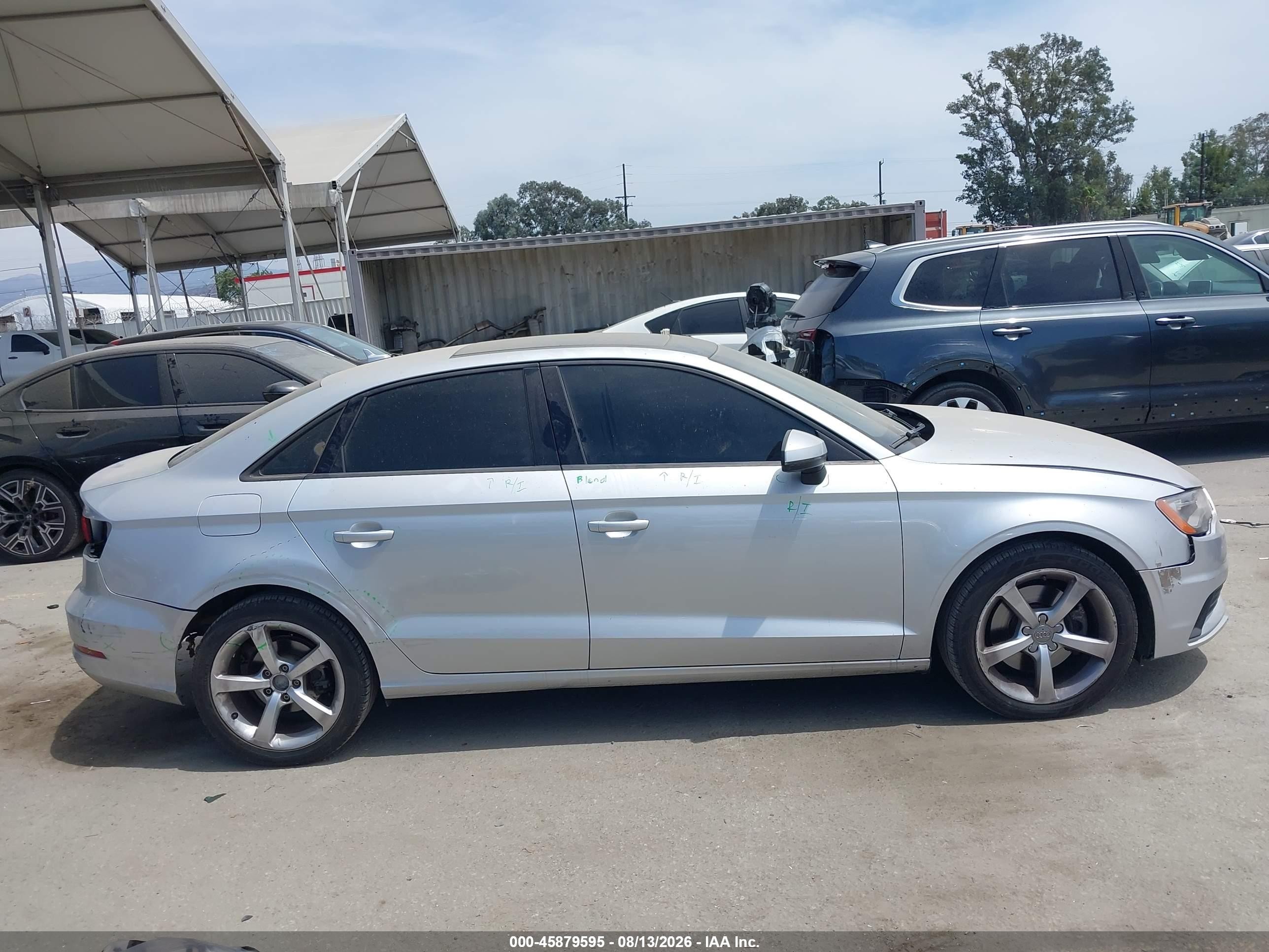 2015 Audi A3 1.8t Premium Silver vin: WAUACGFF2F1010464
