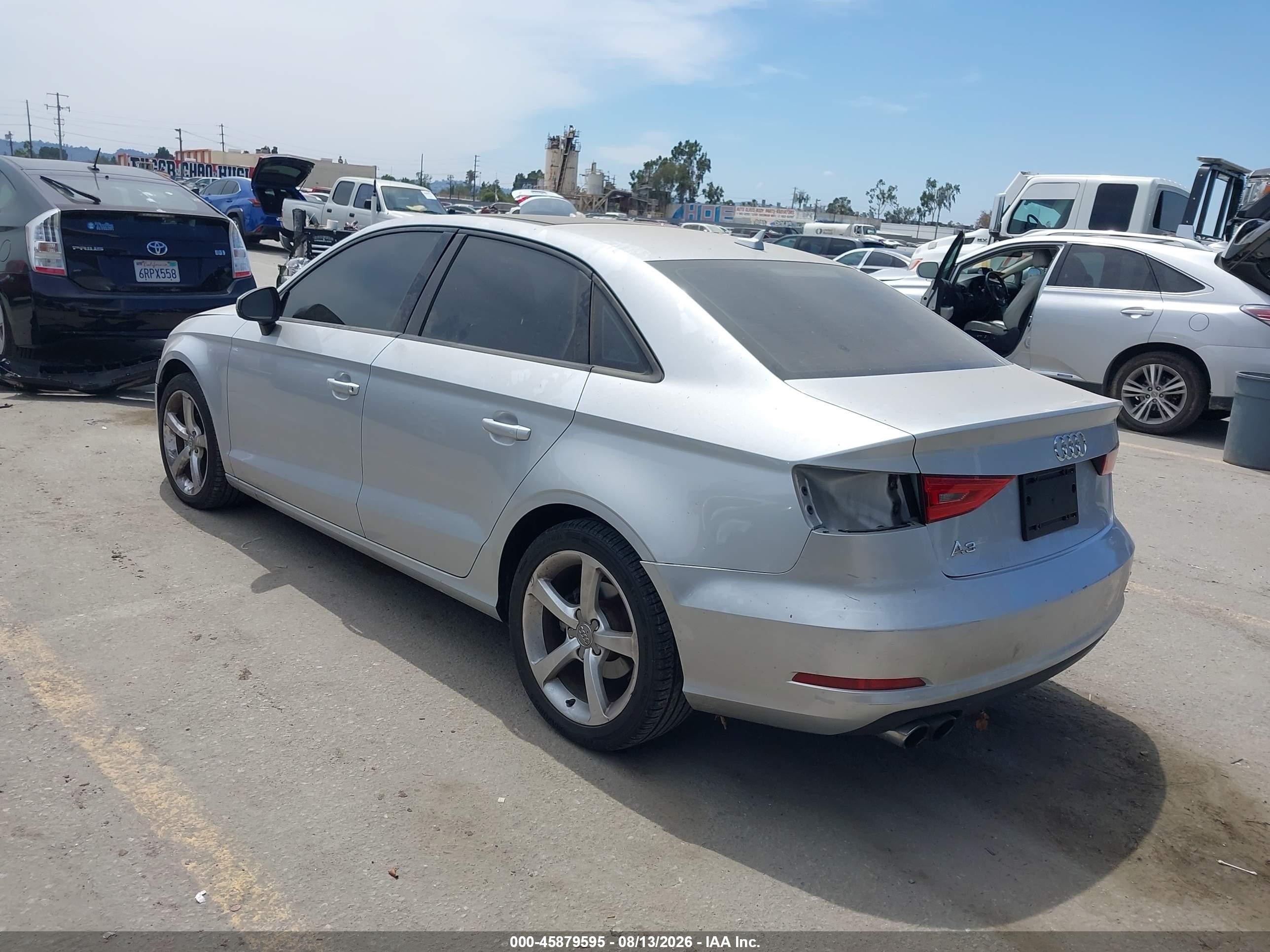 2015 Audi A3 1.8t Premium Silver vin: WAUACGFF2F1010464