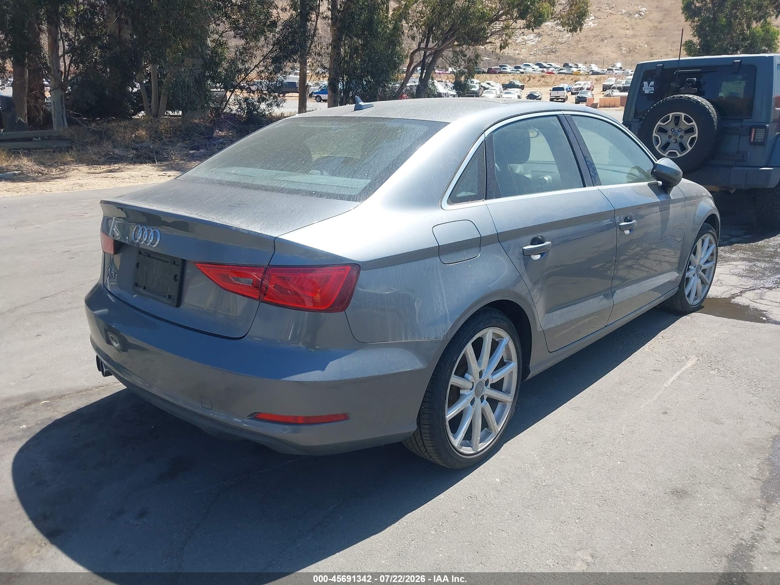 2015 Audi A3 1.8t Premium Gray vin: WAUACGFF2F1107583