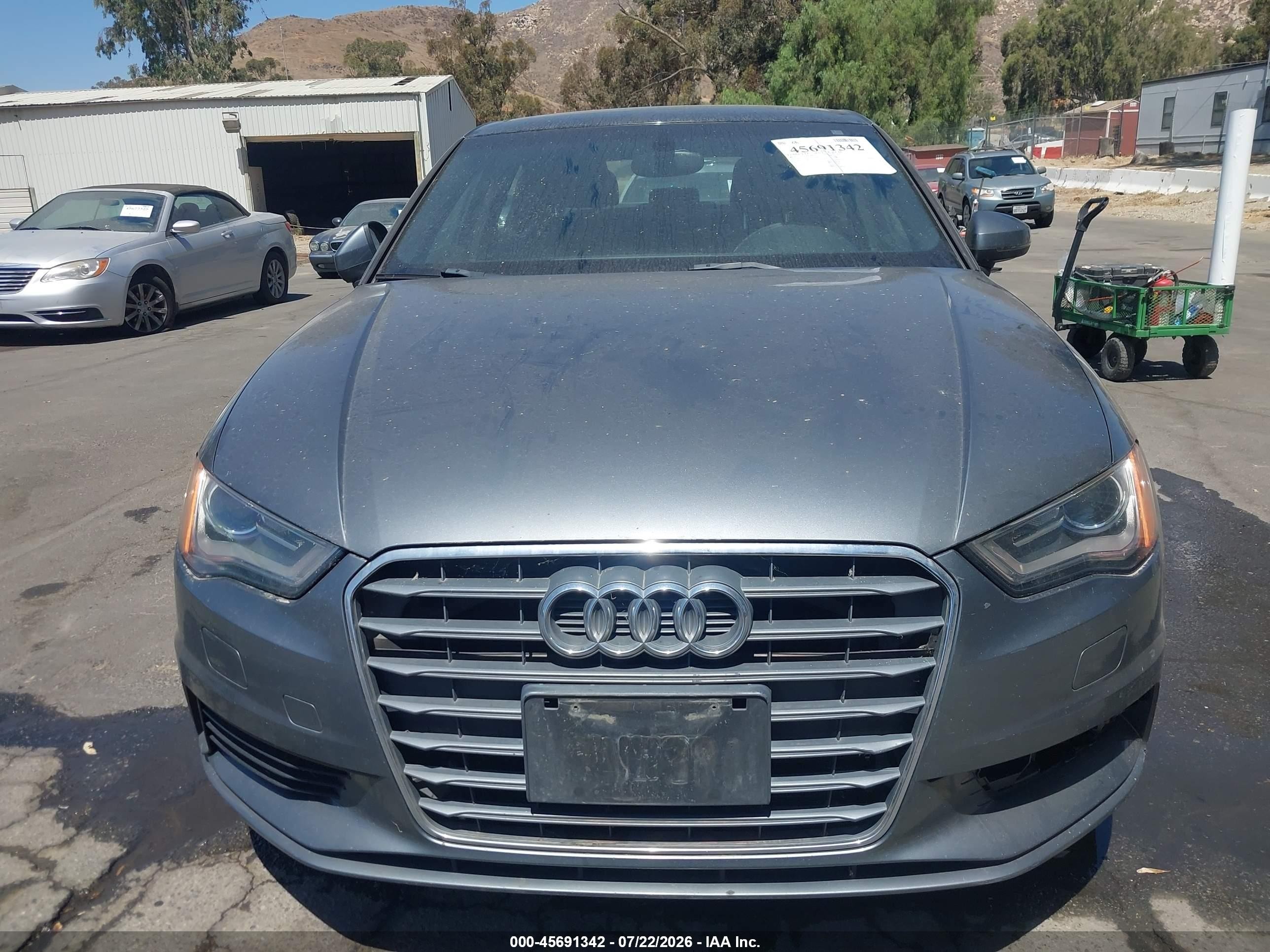2015 Audi A3 1.8t Premium Gray vin: WAUACGFF2F1107583