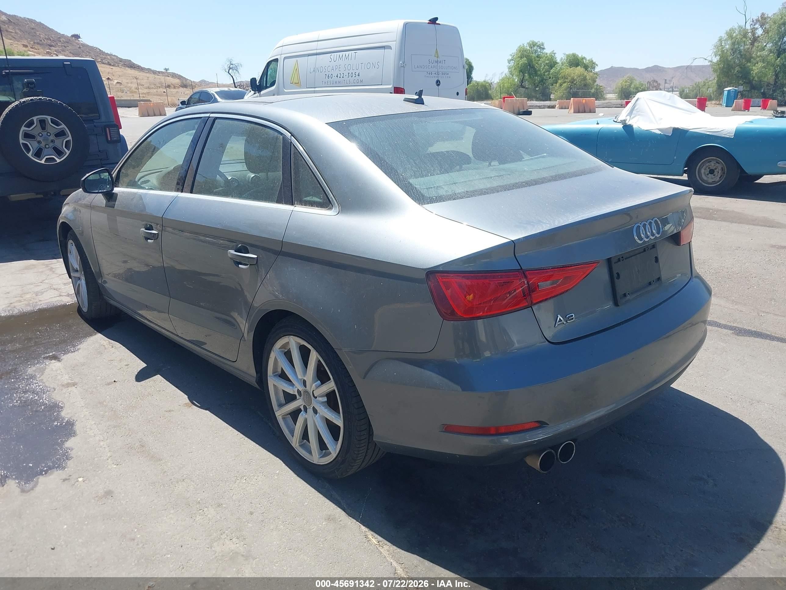 2015 Audi A3 1.8t Premium Gray vin: WAUACGFF2F1107583