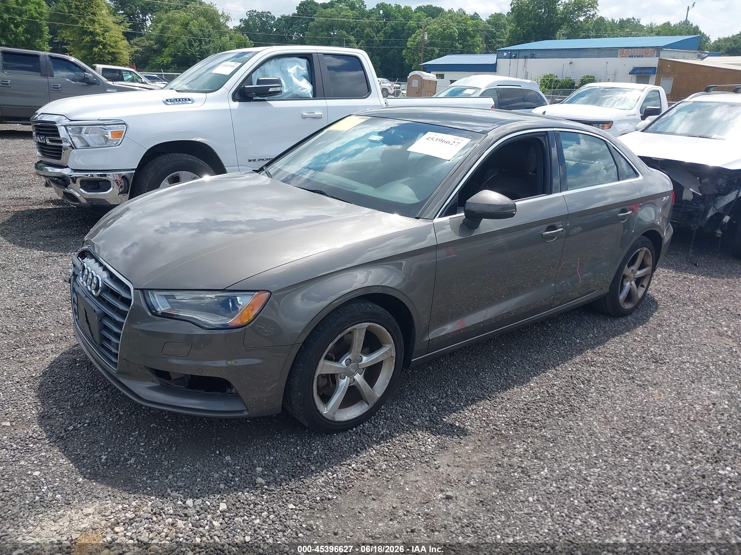 2015 Audi A3 1.8t Premium Серый vin: WAUACGFF3F1081642