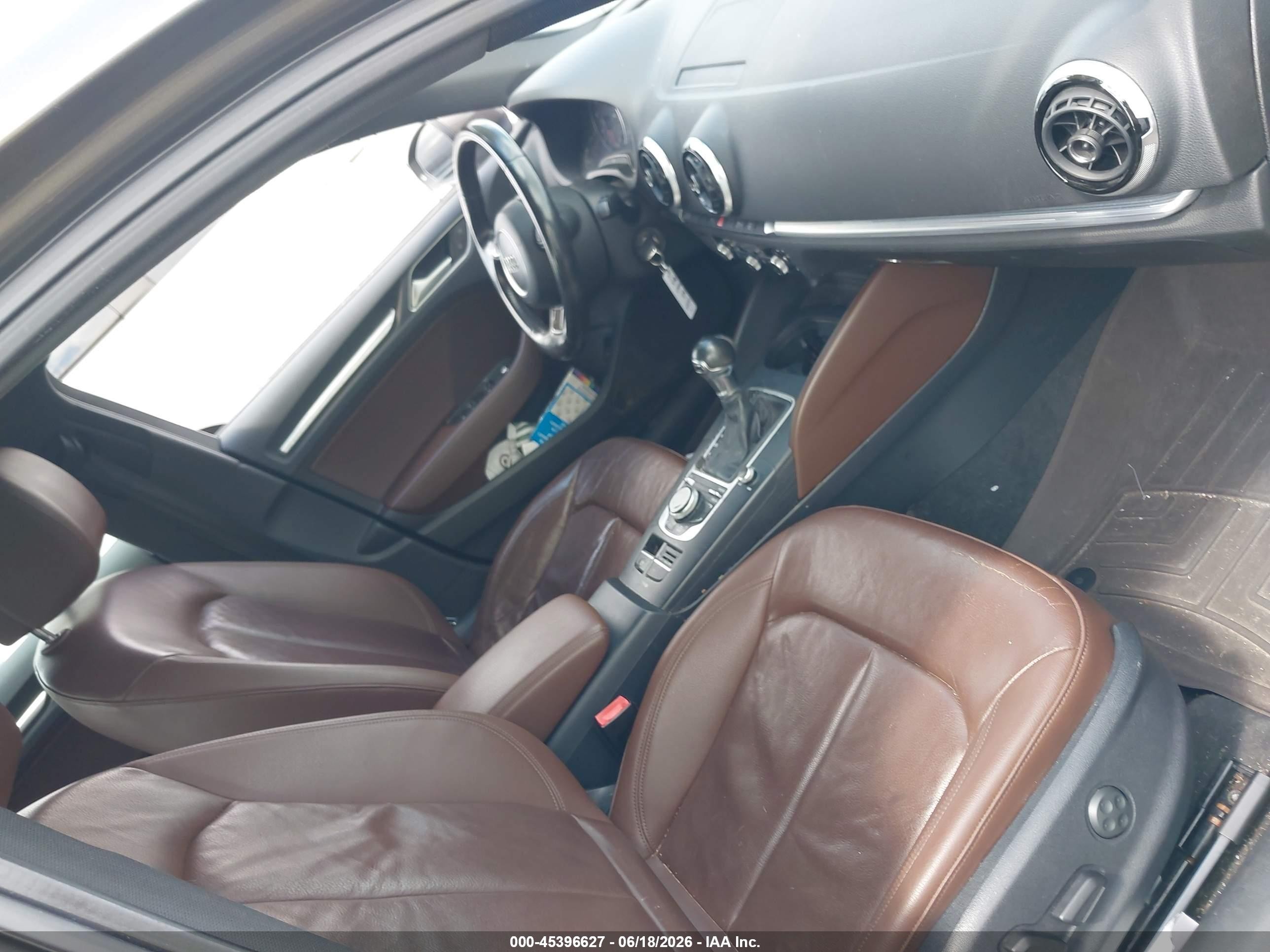 2015 Audi A3 1.8t Premium Серый vin: WAUACGFF3F1081642