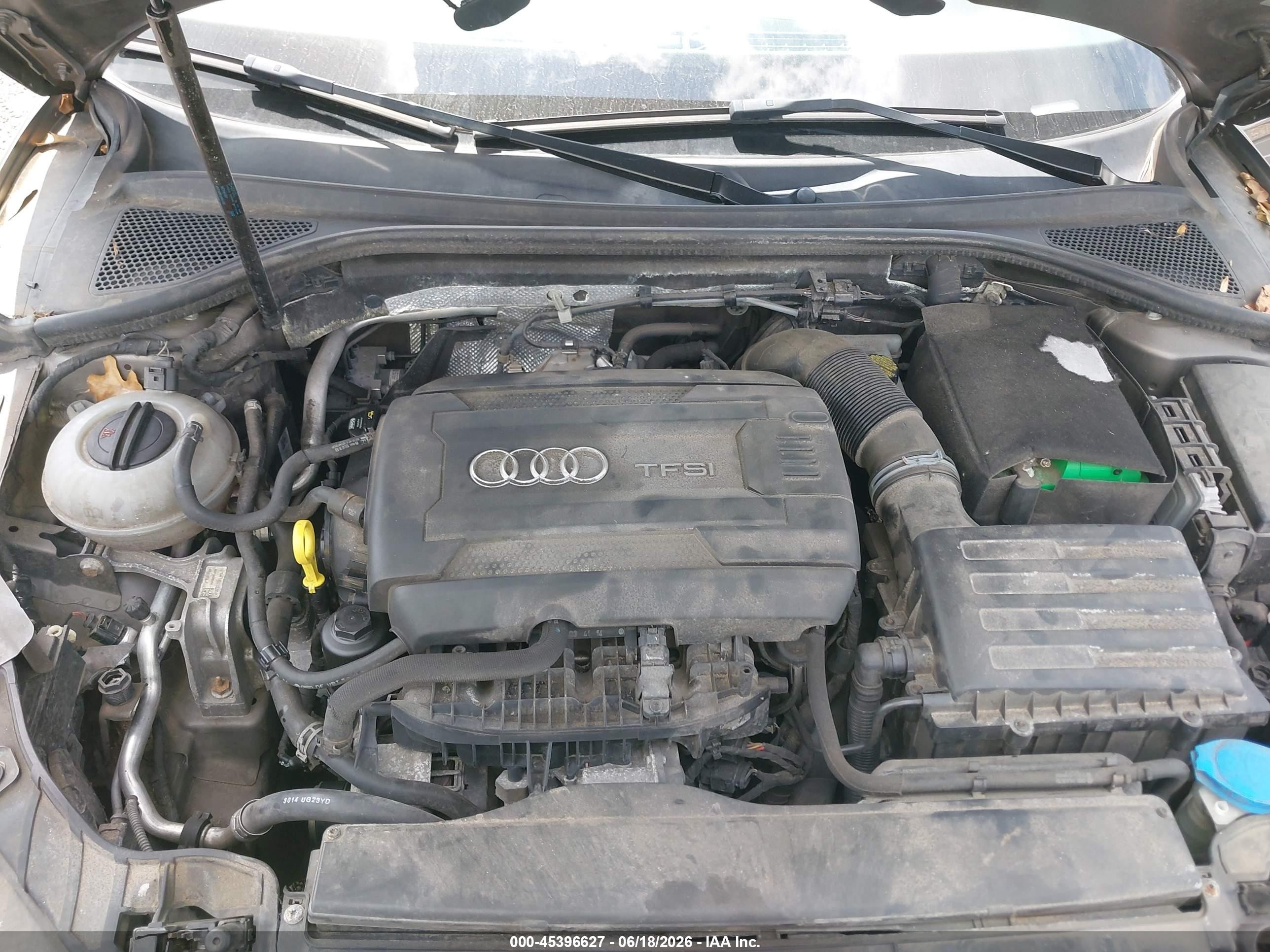 2015 Audi A3 1.8t Premium Серый vin: WAUACGFF3F1081642