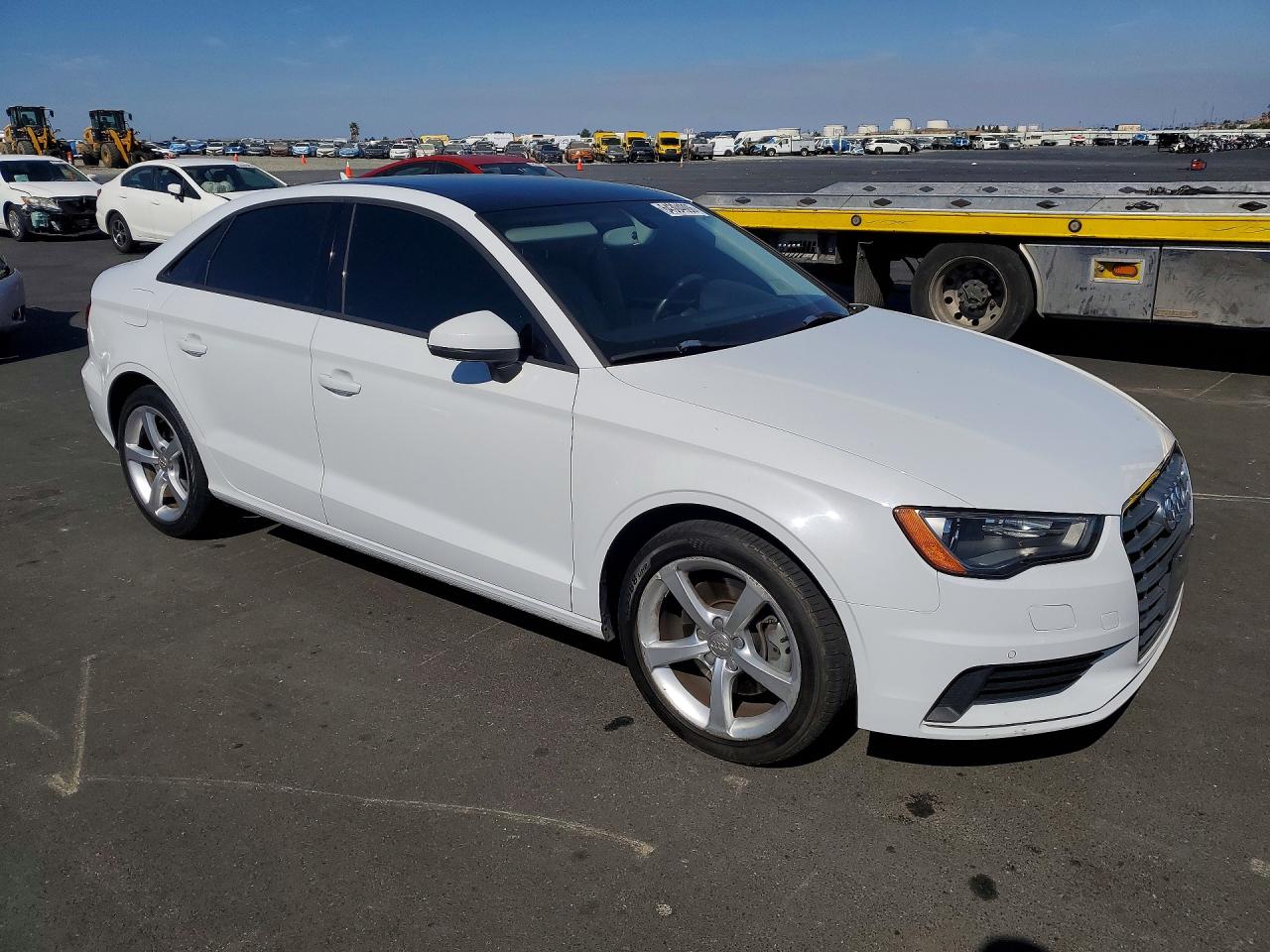 2015 Audi A3 Premium White vin: WAUACGFF3F1086467