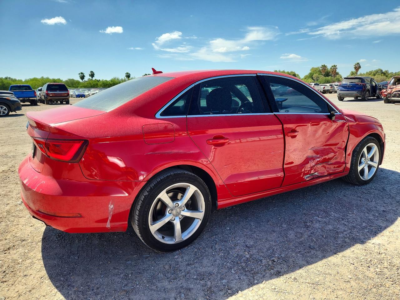 2015 Audi A3 Premium Red vin: WAUACGFF3F1103736
