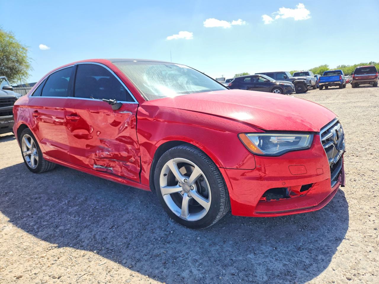 2015 Audi A3 Premium Red vin: WAUACGFF3F1103736