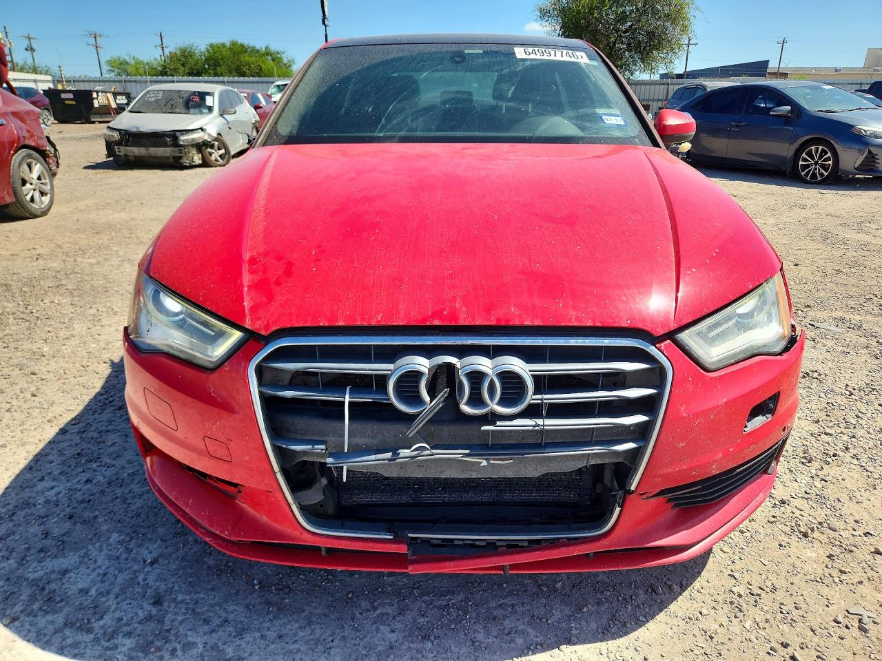 2015 Audi A3 Premium Red vin: WAUACGFF3F1103736