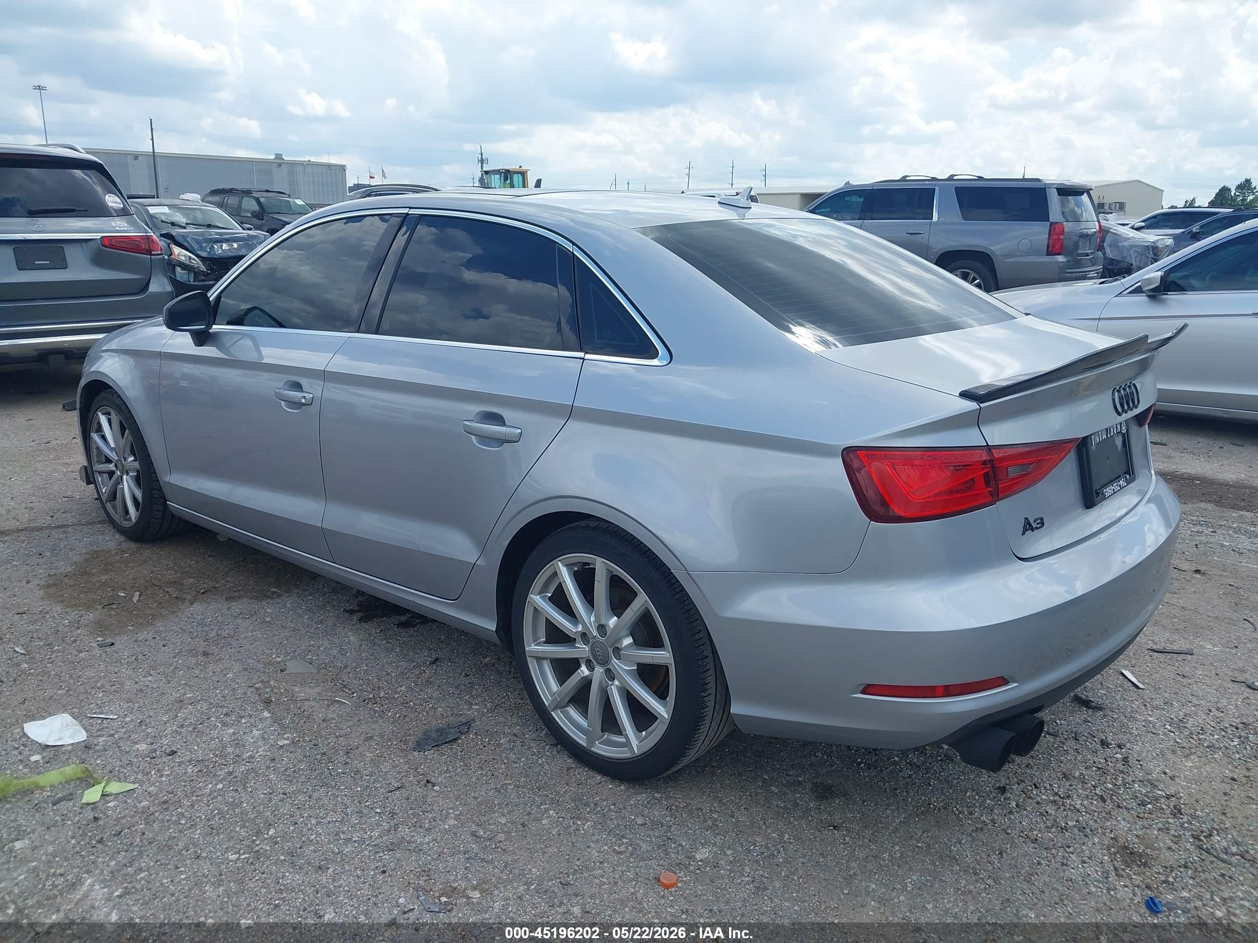 2015 Audi A3 1.8t Premium Silver vin: WAUACGFF3F1129611