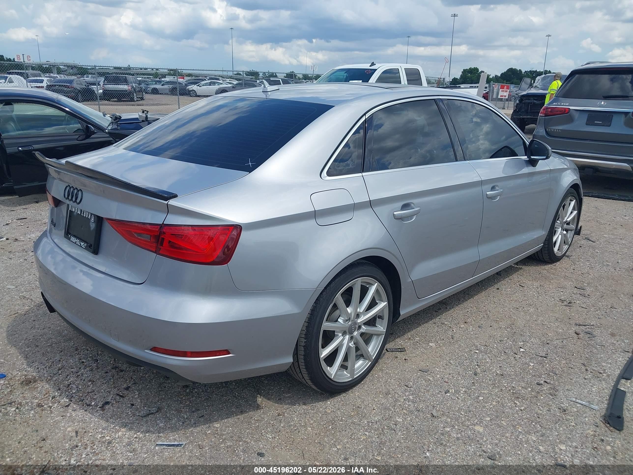 2015 Audi A3 1.8t Premium Silver vin: WAUACGFF3F1129611
