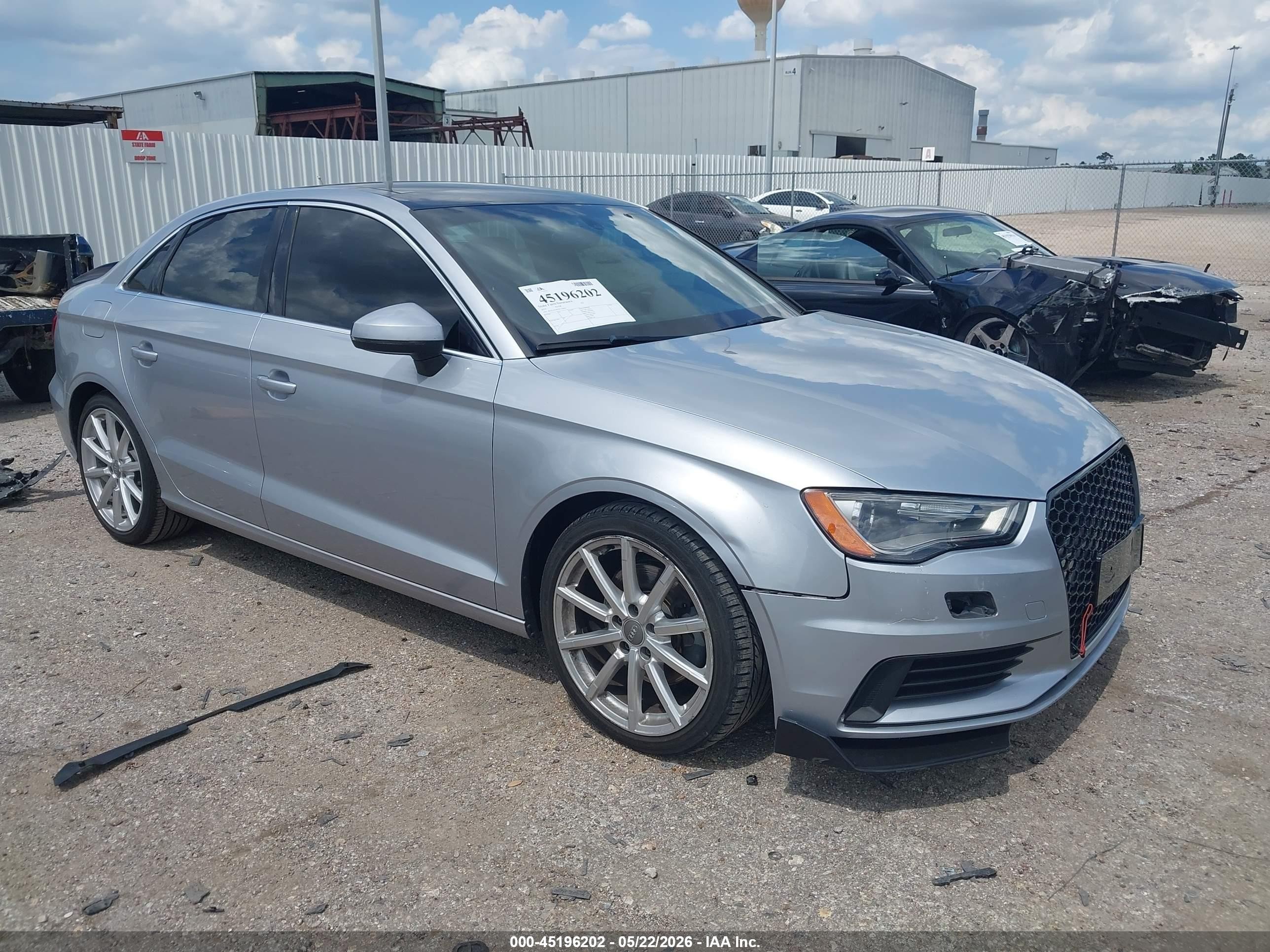 2015 Audi A3 1.8t Premium Silver vin: WAUACGFF3F1129611