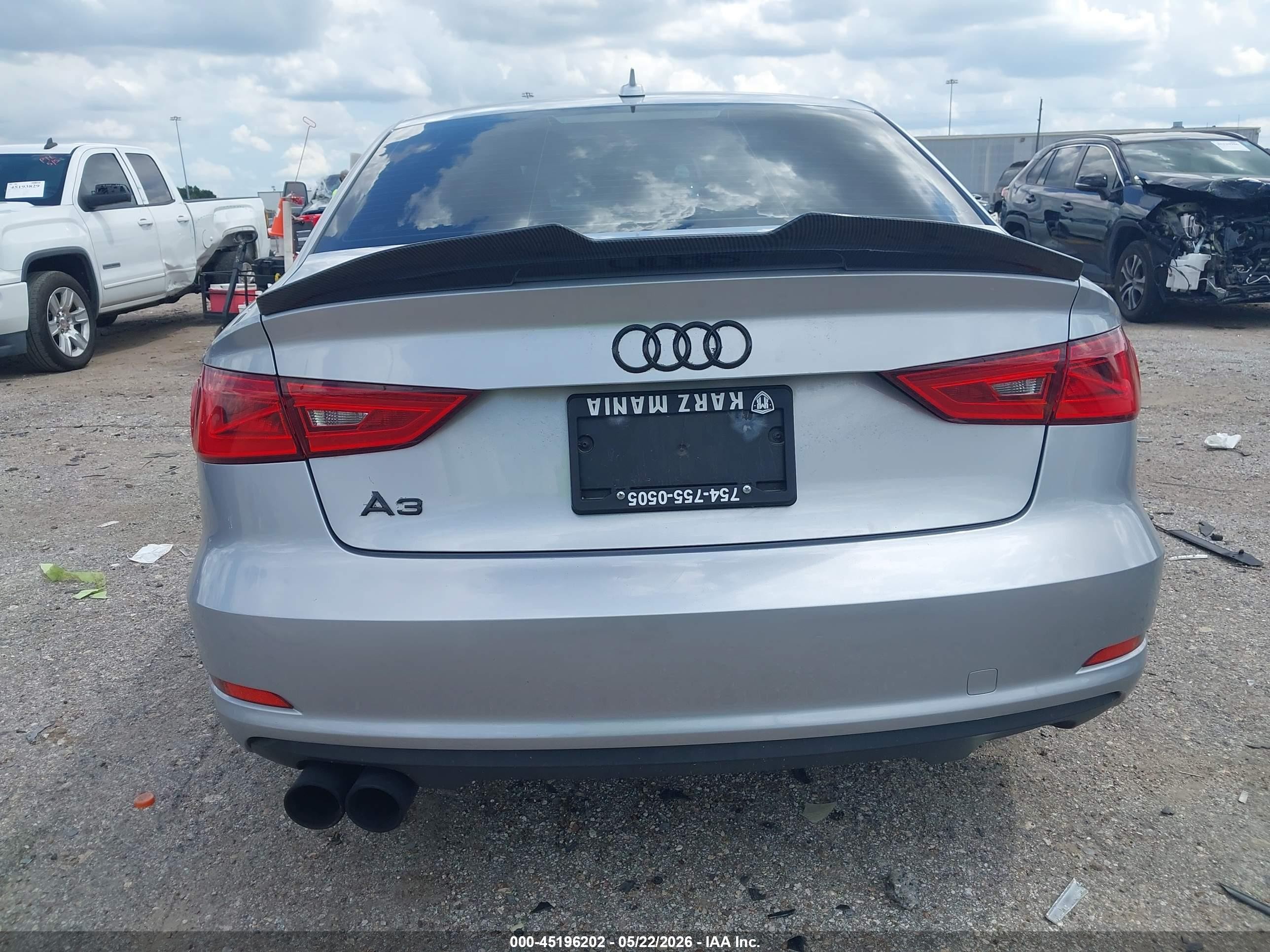 2015 Audi A3 1.8t Premium Silver vin: WAUACGFF3F1129611