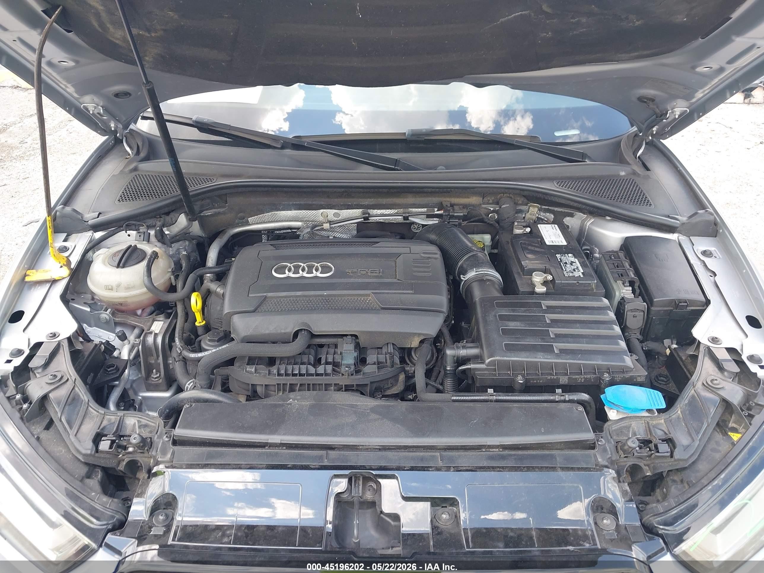 2015 Audi A3 1.8t Premium Silver vin: WAUACGFF3F1129611