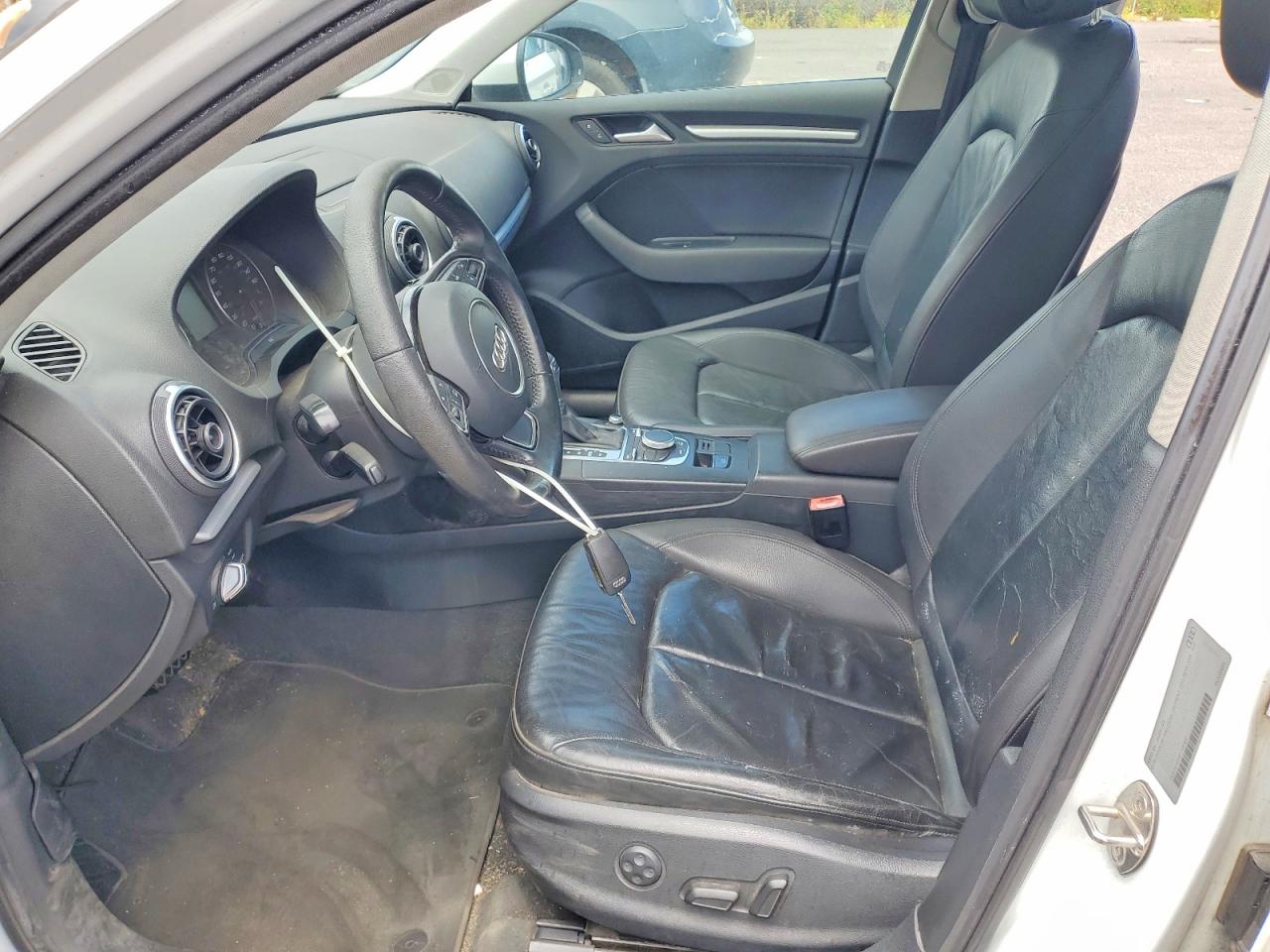 2015 Audi A3 Premium White vin: WAUACGFF4F1106404