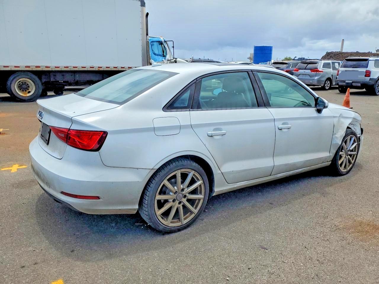 2015 Audi A3 Premium White vin: WAUACGFF4F1106404