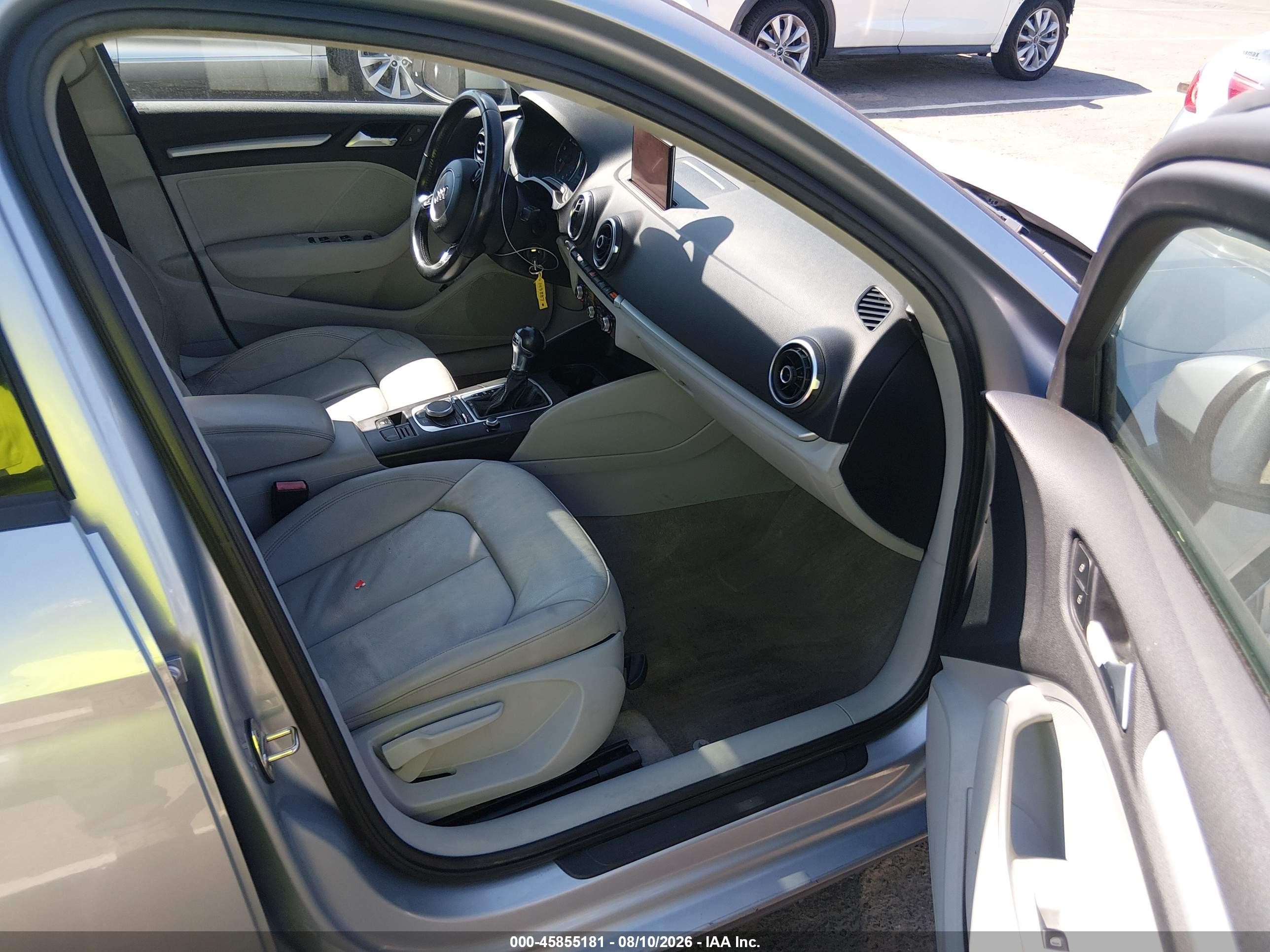 2015 Audi A3 1.8t Premium Silver vin: WAUACGFF4F1143887