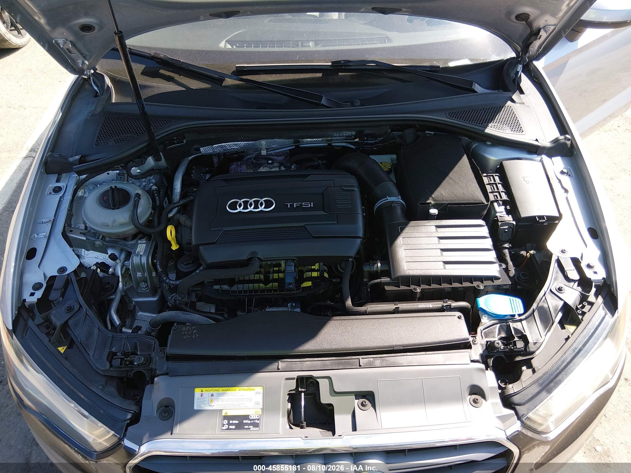 2015 Audi A3 1.8t Premium Silver vin: WAUACGFF4F1143887