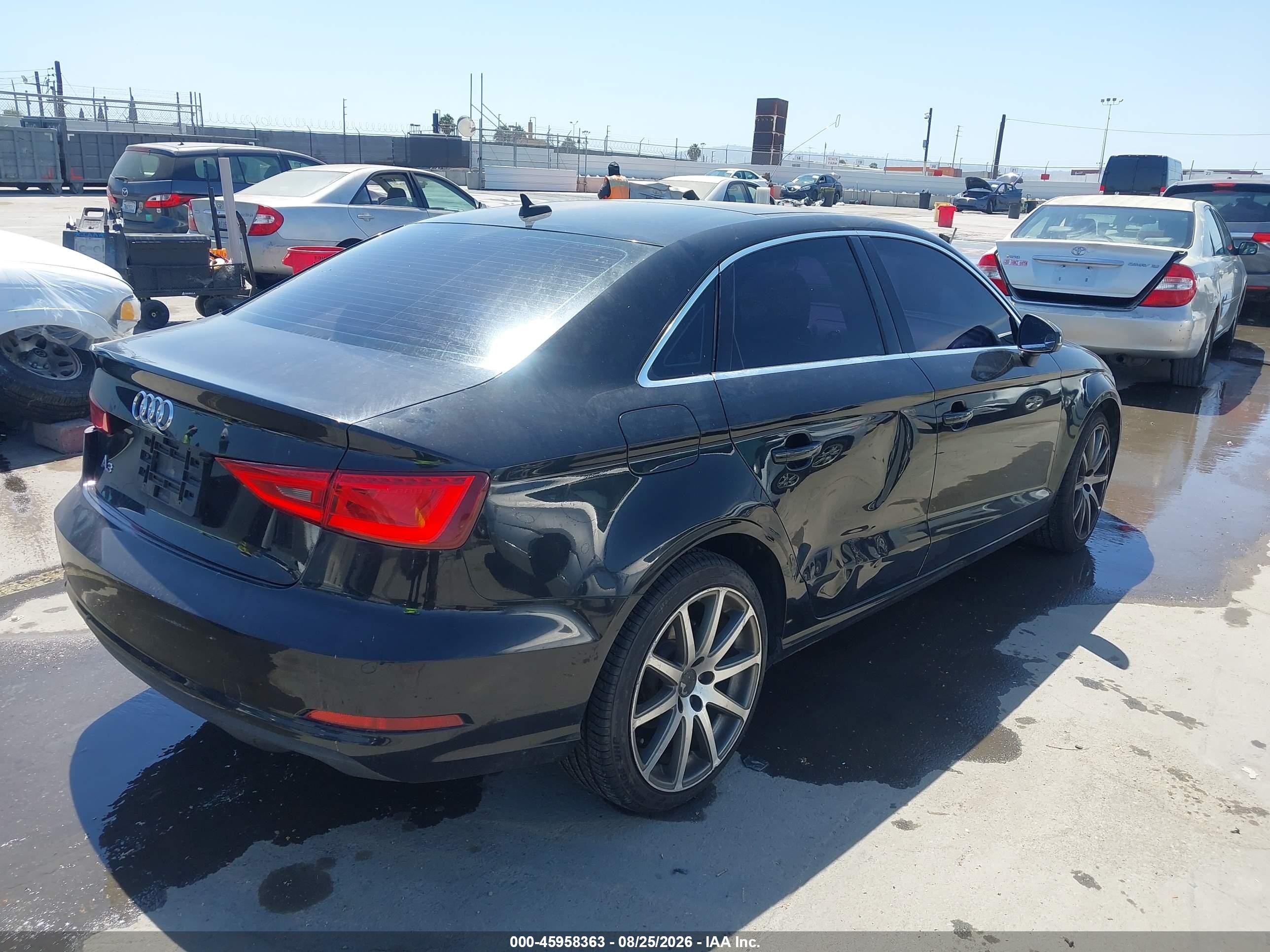 2015 Audi A3 1.8t Premium Black vin: WAUACGFF5F1002696