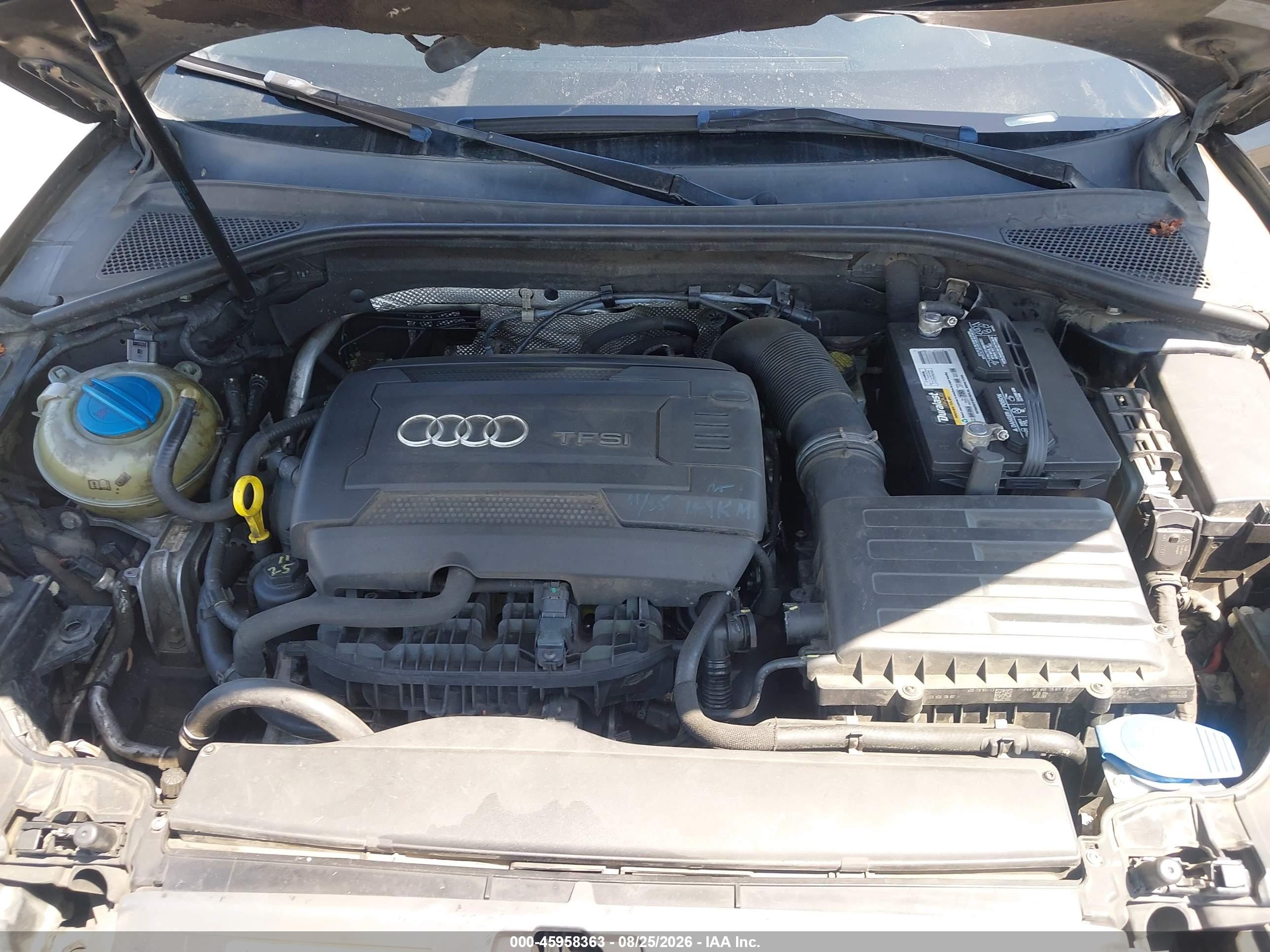 2015 Audi A3 1.8t Premium Black vin: WAUACGFF5F1002696