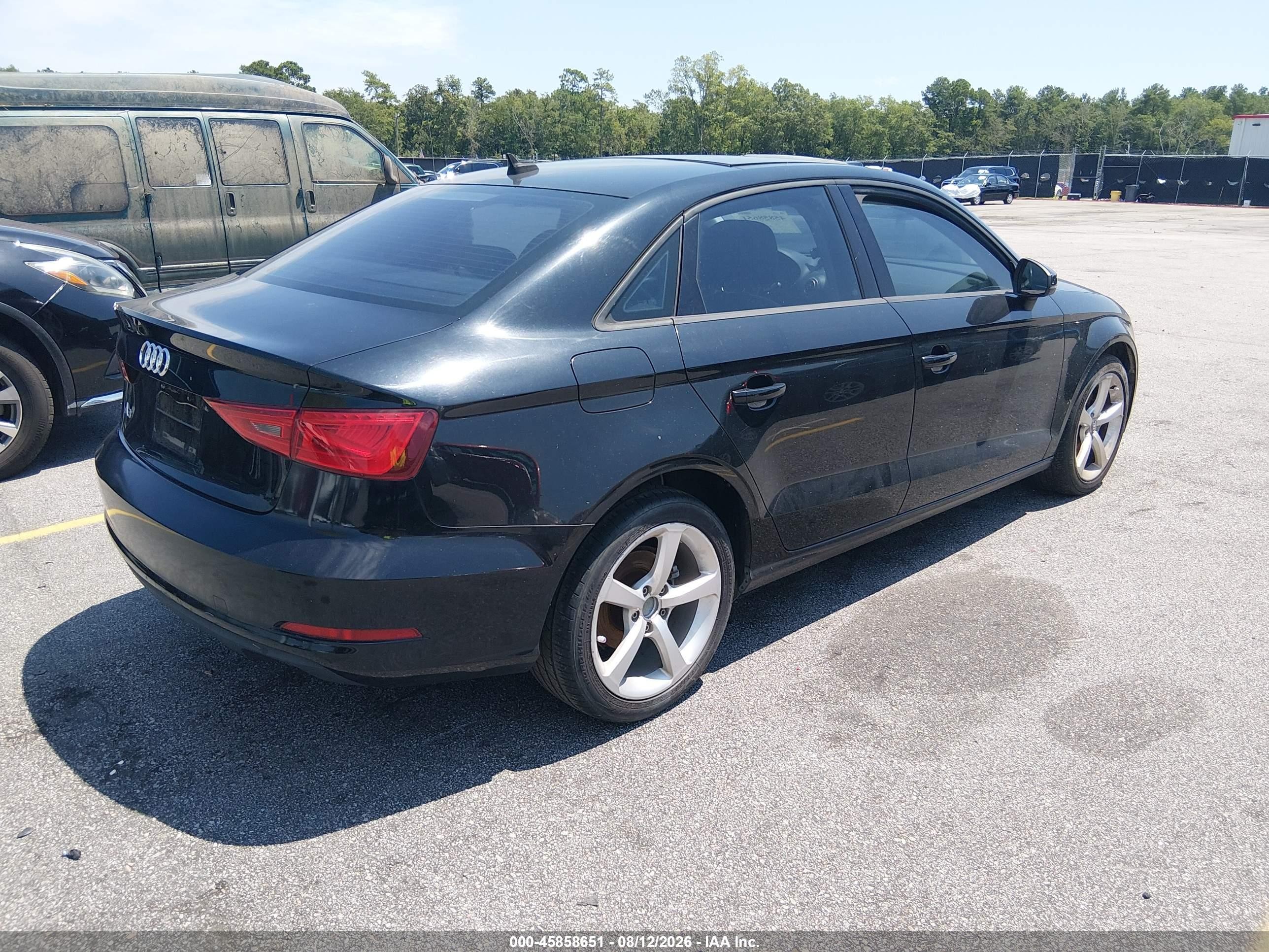 2015 Audi A3 1.8t Premium Black vin: WAUACGFF5F1005498