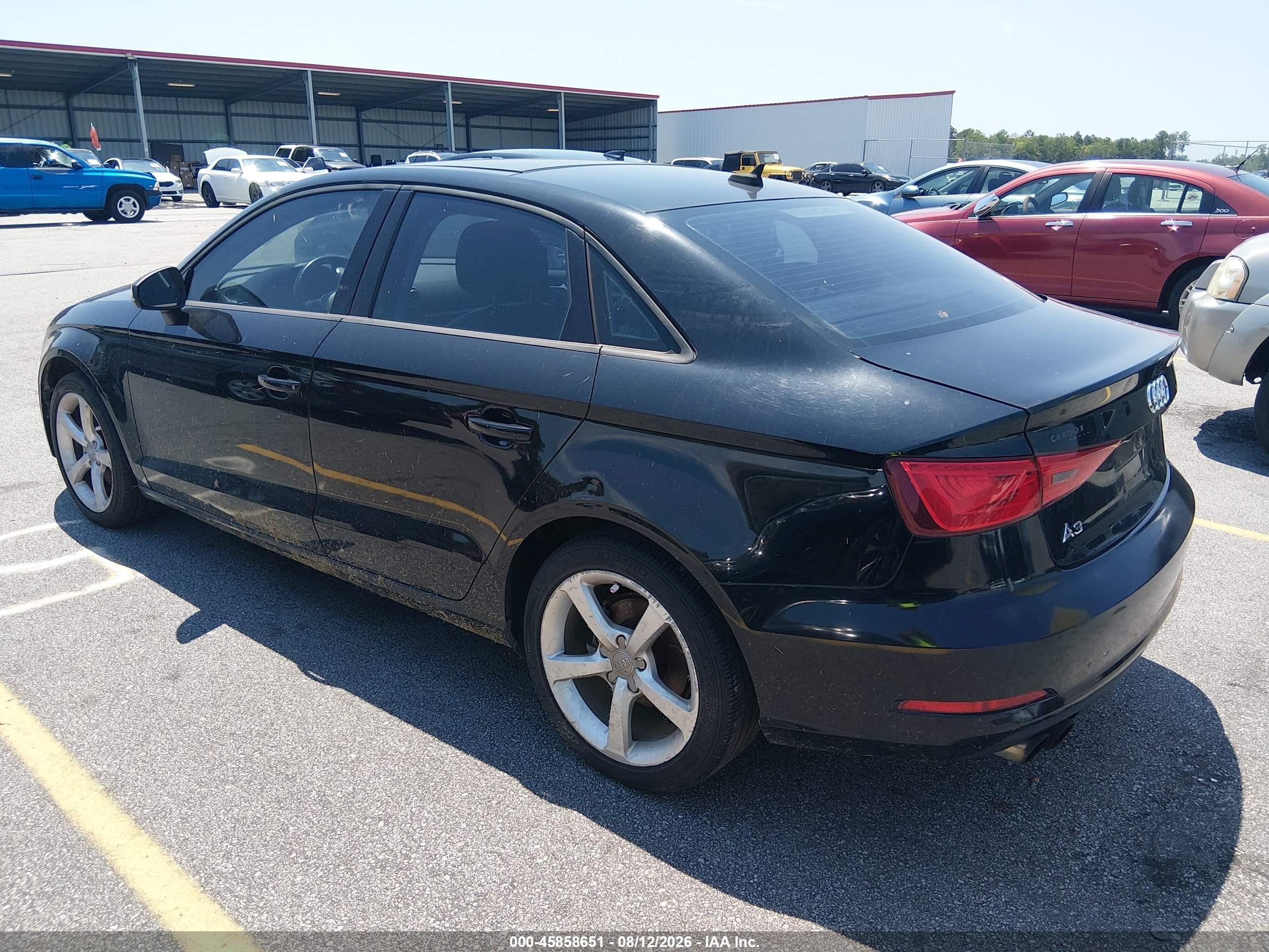 2015 Audi A3 1.8t Premium Black vin: WAUACGFF5F1005498