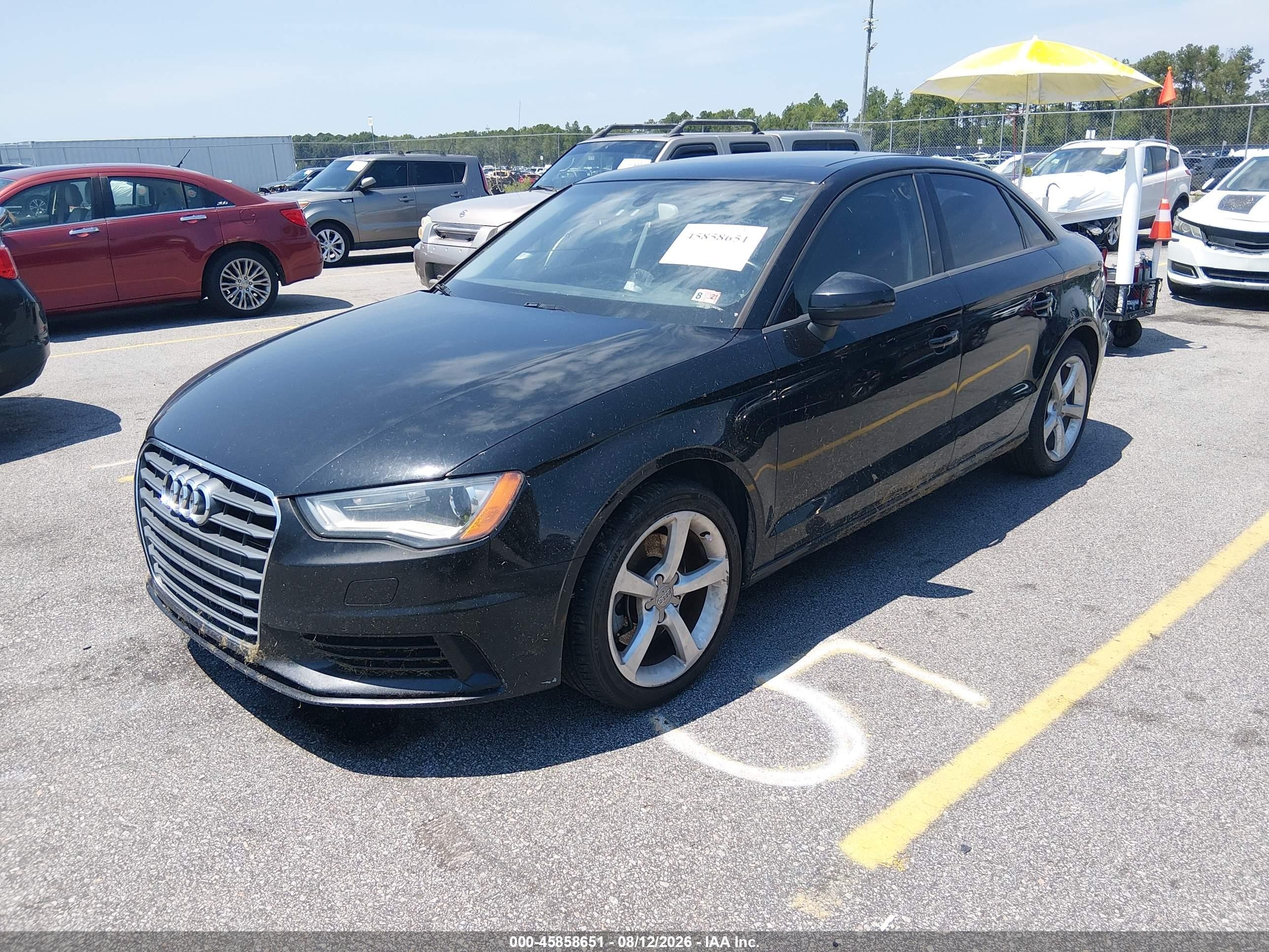 2015 Audi A3 1.8t Premium Black vin: WAUACGFF5F1005498