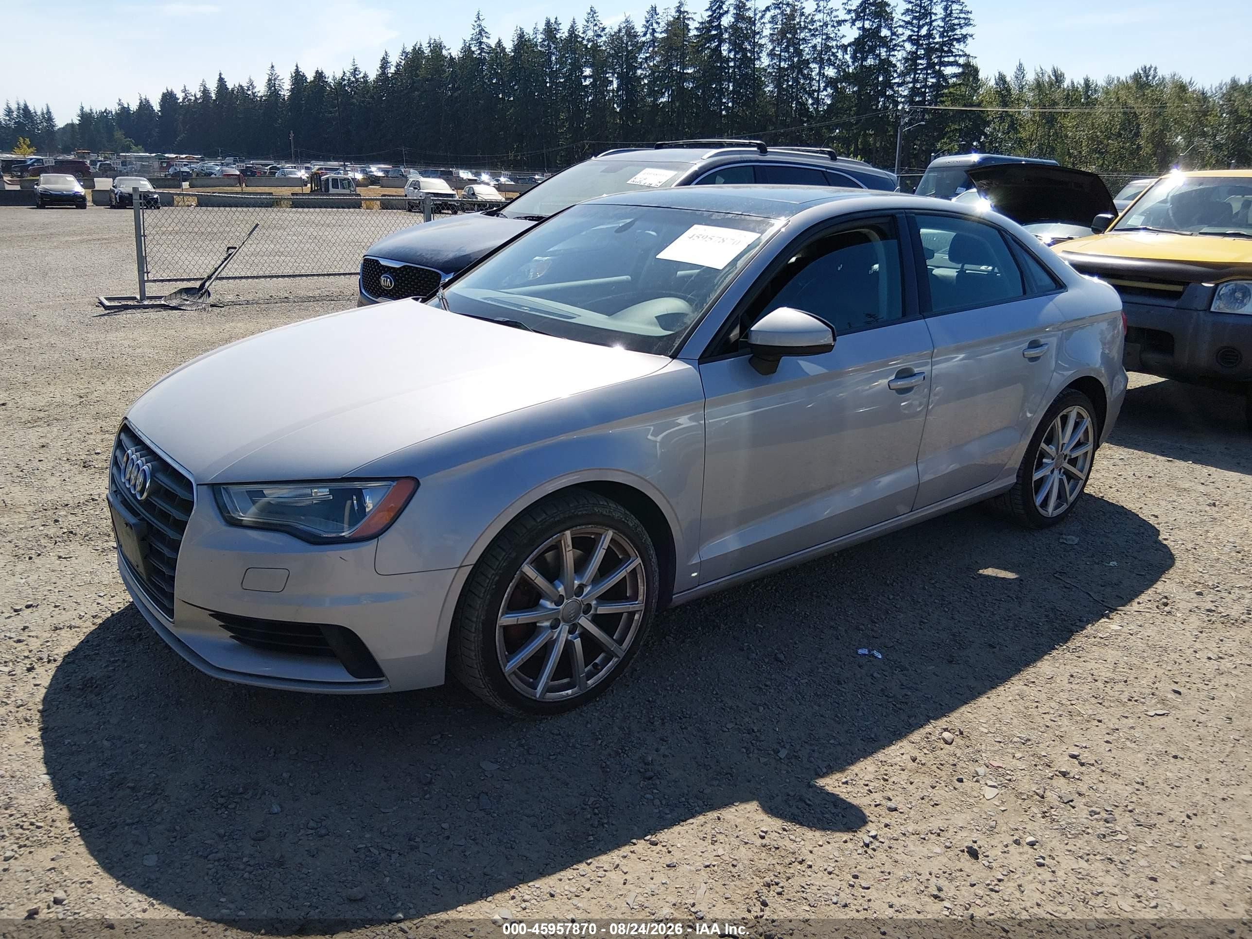 2015 Audi A3 1.8t Premium Gray vin: WAUACGFF5F1010829