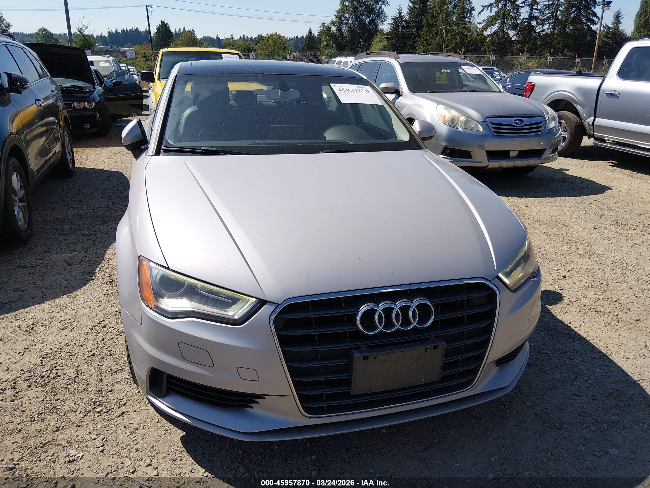 2015 Audi A3 1.8t Premium Gray vin: WAUACGFF5F1010829