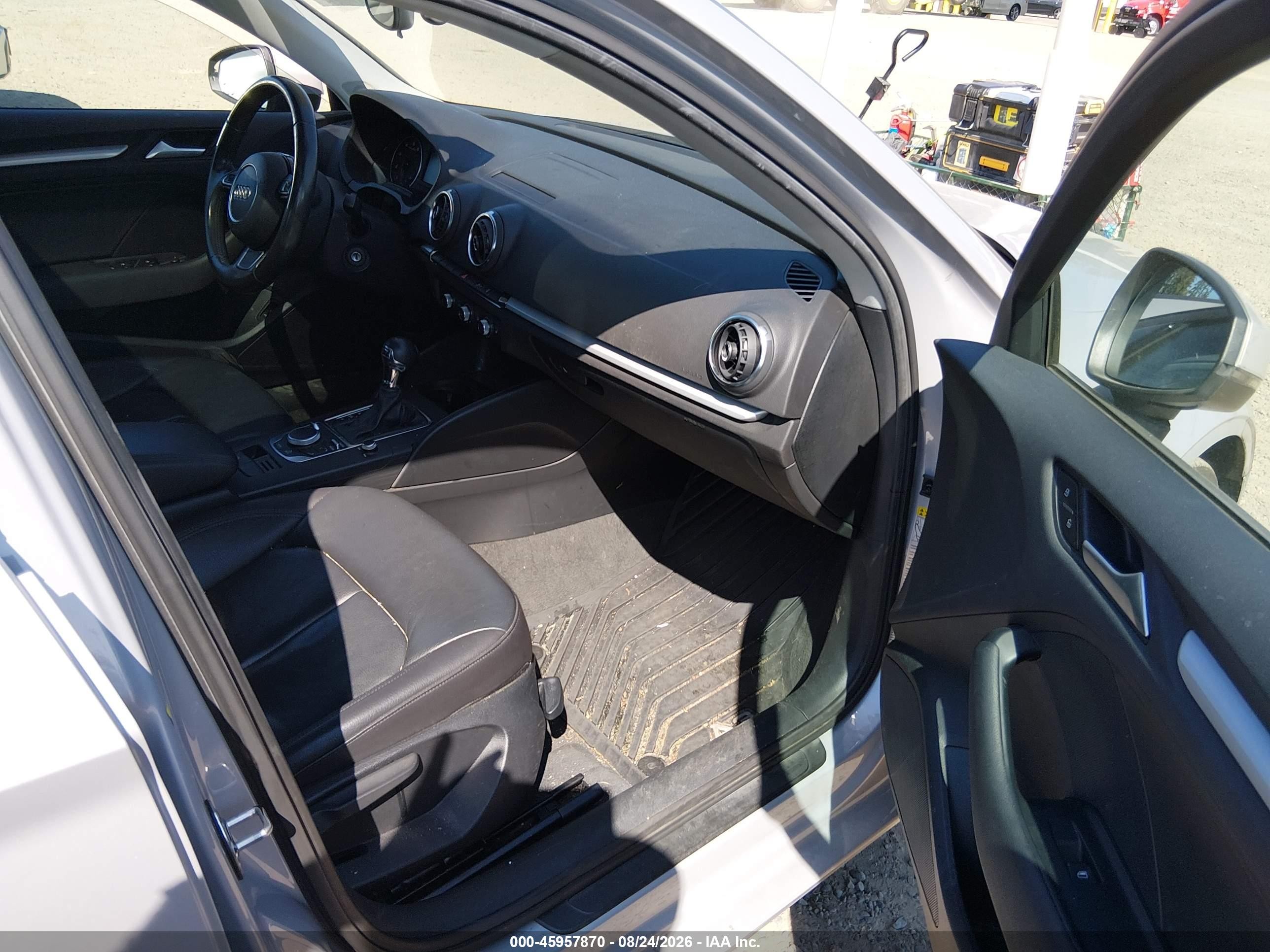 2015 Audi A3 1.8t Premium Gray vin: WAUACGFF5F1010829