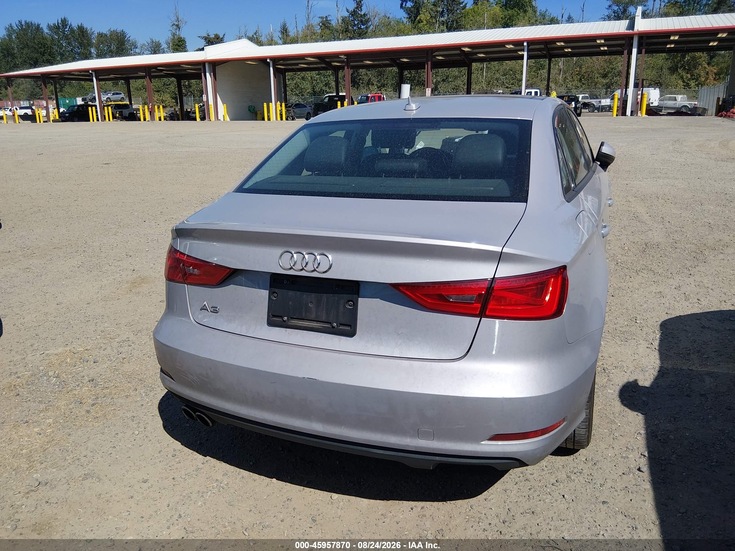 2015 Audi A3 1.8t Premium Gray vin: WAUACGFF5F1010829