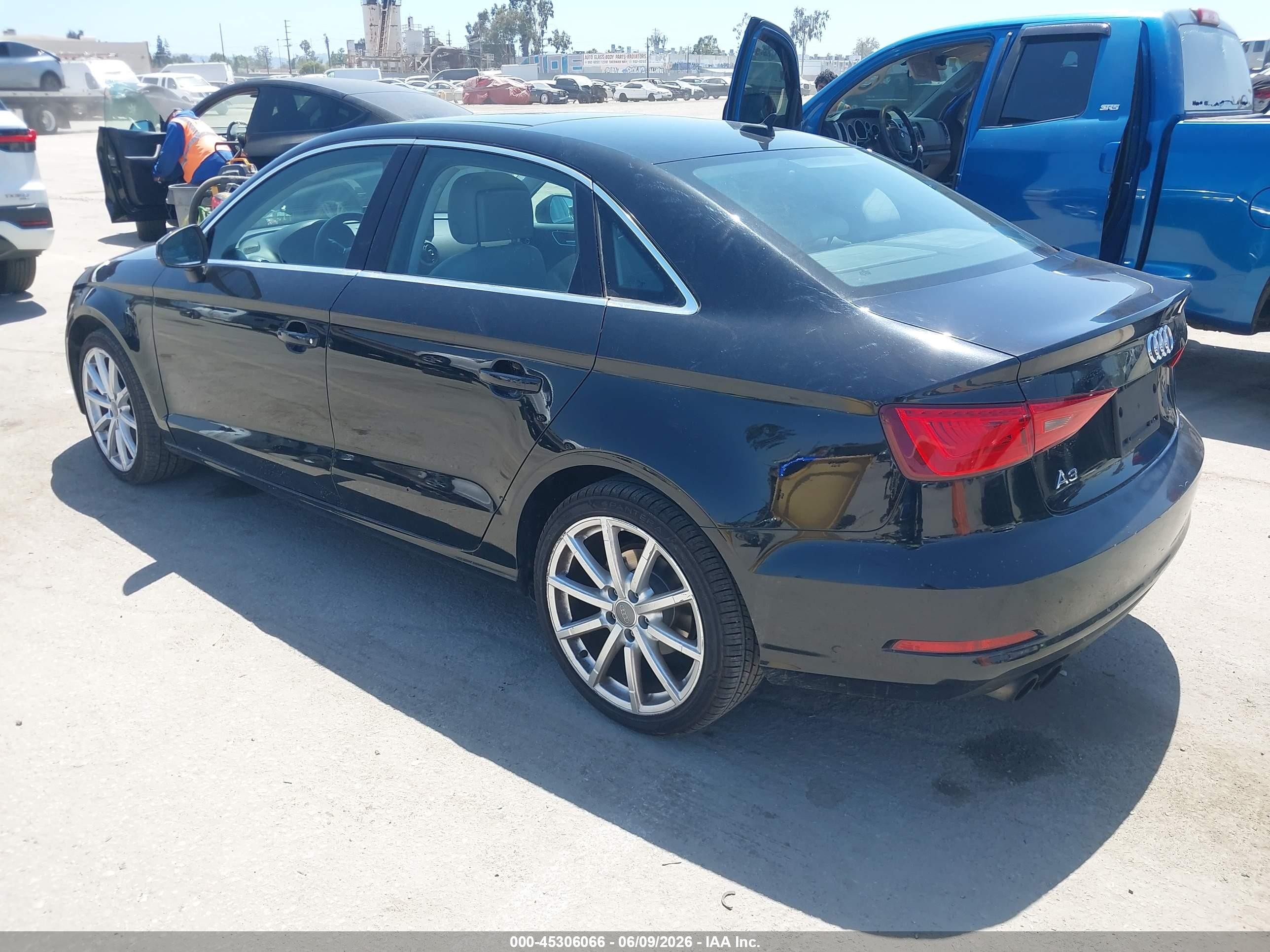 2015 Audi A3 1.8t Premium Black vin: WAUACGFF5F1054877