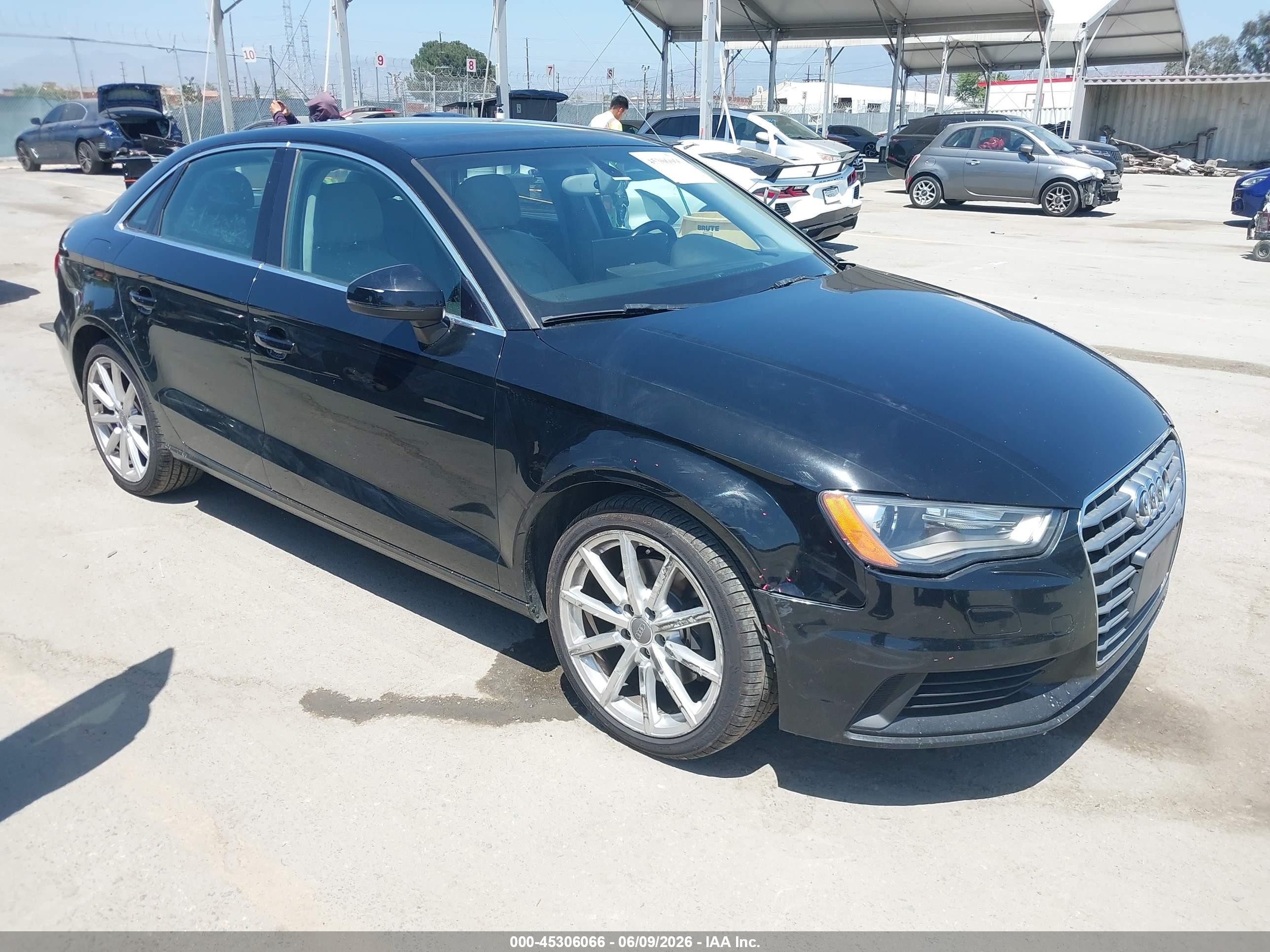2015 Audi A3 1.8t Premium Black vin: WAUACGFF5F1054877