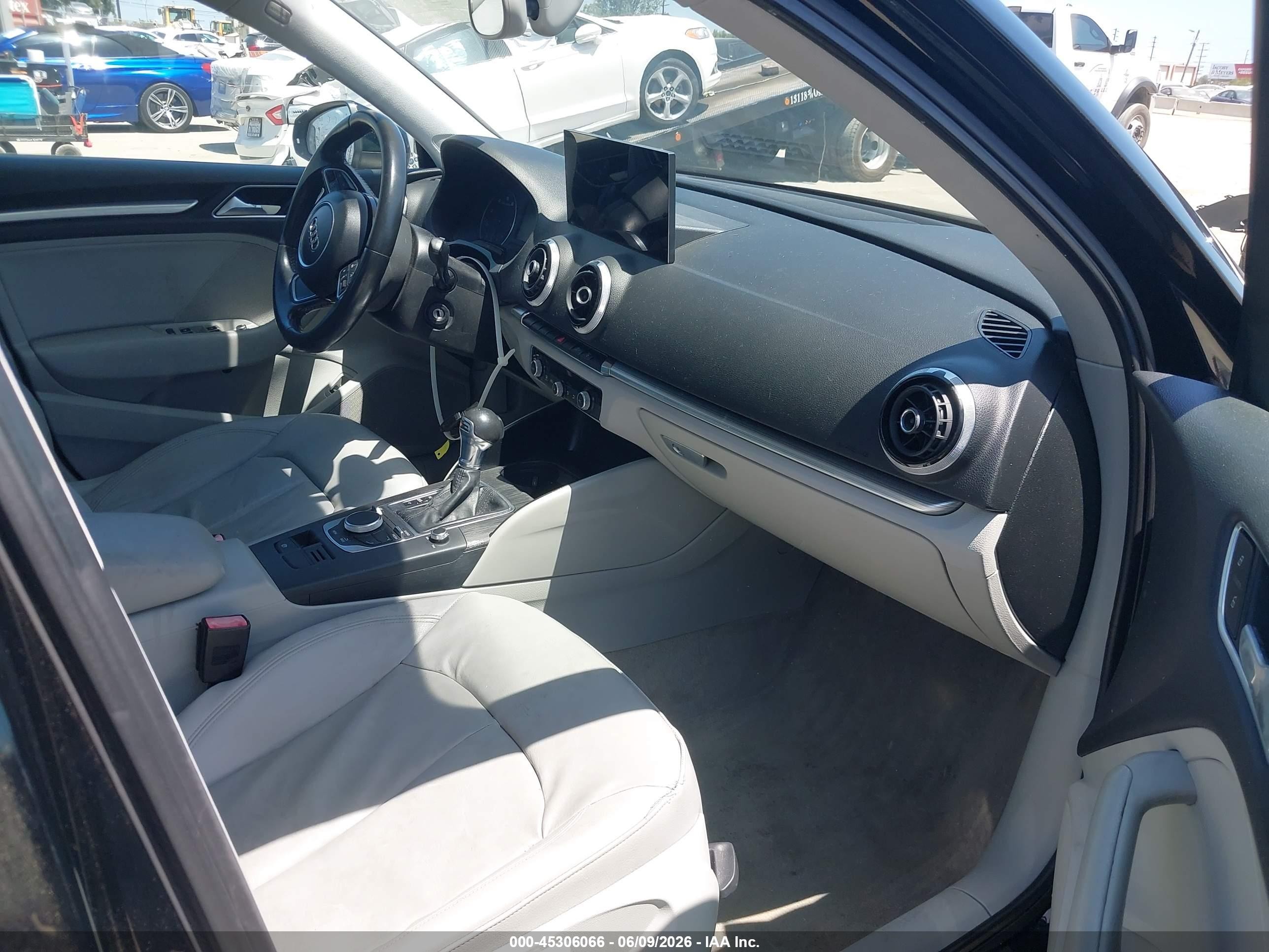 2015 Audi A3 1.8t Premium Black vin: WAUACGFF5F1054877