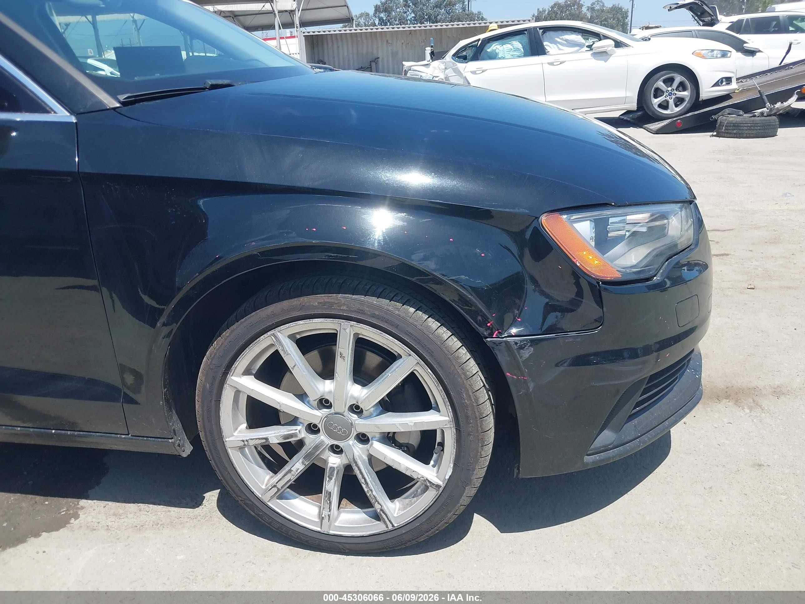 2015 Audi A3 1.8t Premium Black vin: WAUACGFF5F1054877