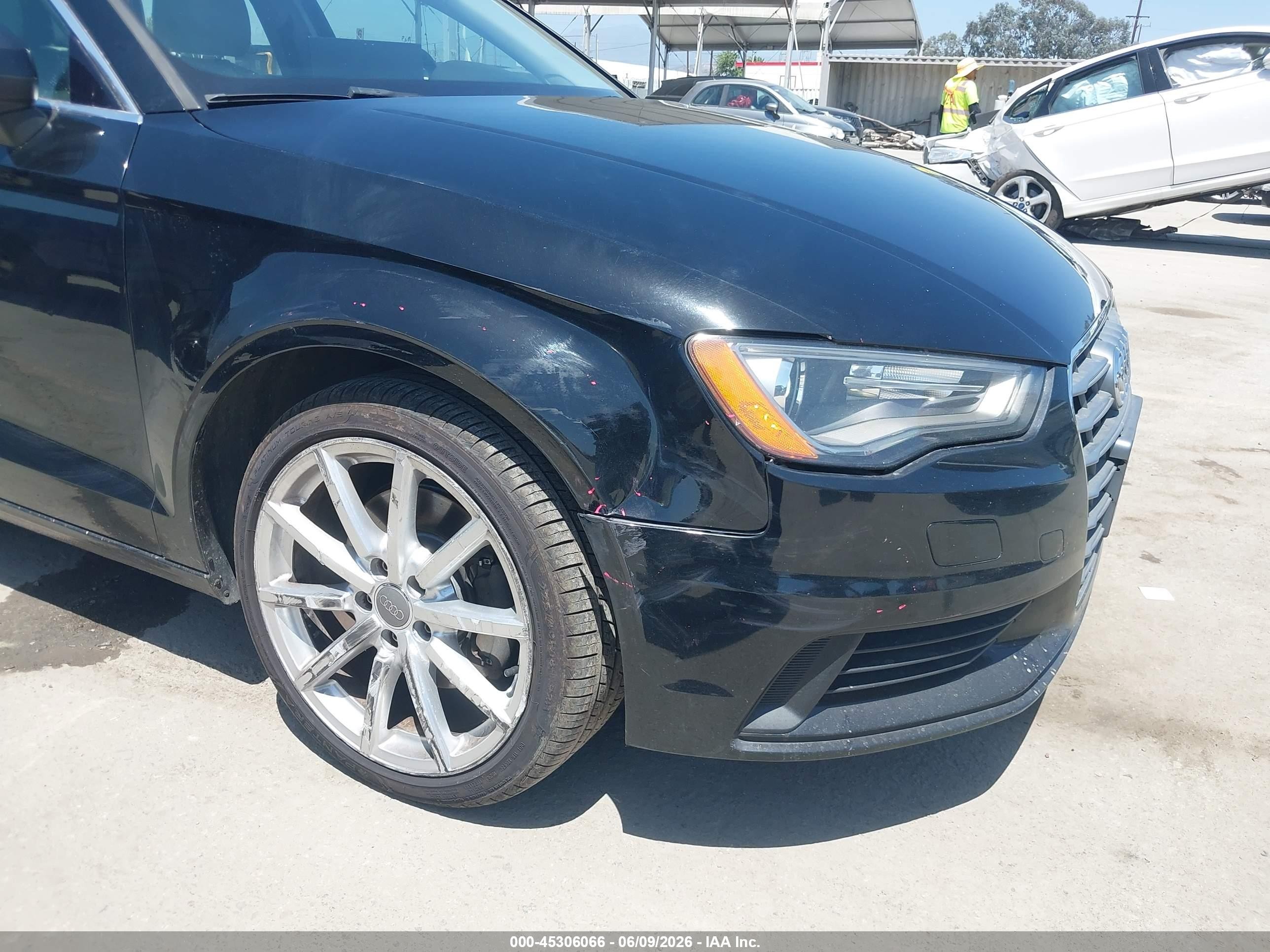 2015 Audi A3 1.8t Premium Black vin: WAUACGFF5F1054877