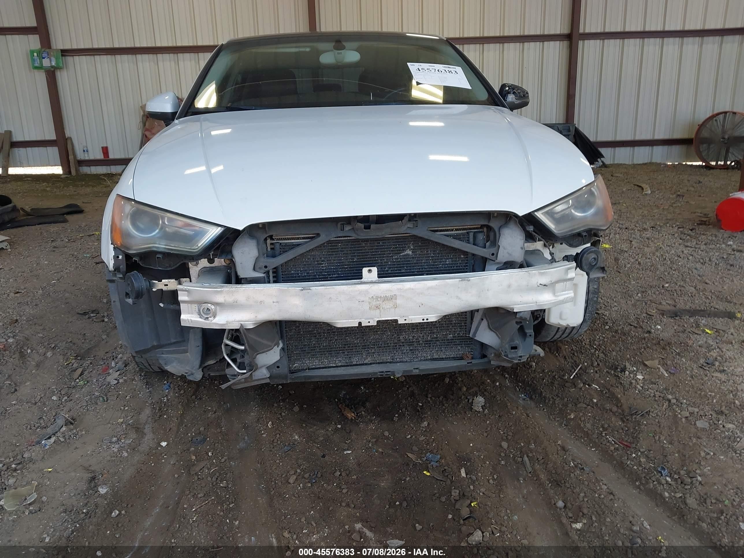 2015 Audi A3 1.8t Premium White vin: WAUACGFF6F1022424