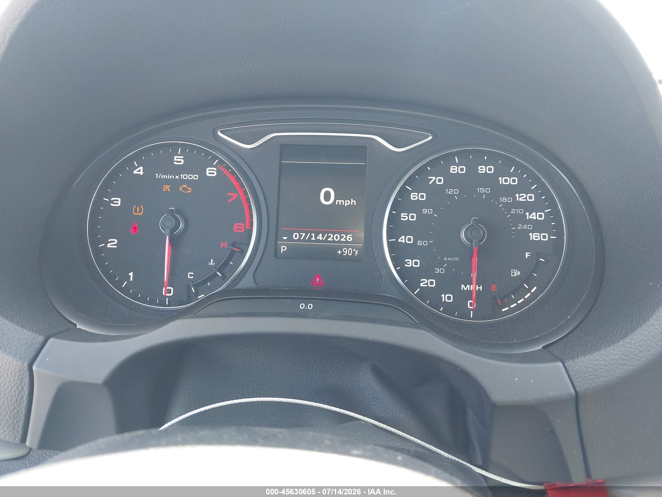 2015 Audi A3 1.8t Premium White vin: WAUACGFF6F1046433